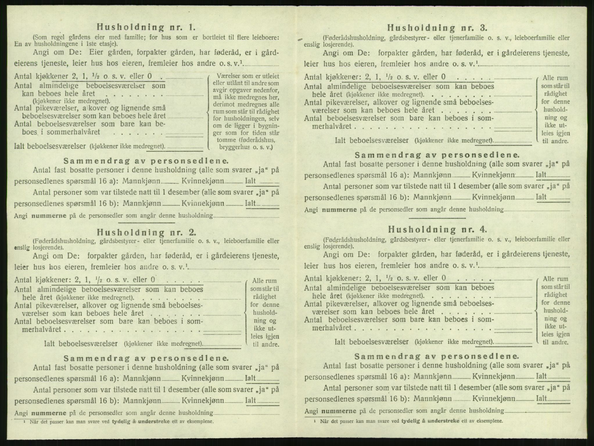 SAT, 1920 census for Brattvær, 1920, p. 187