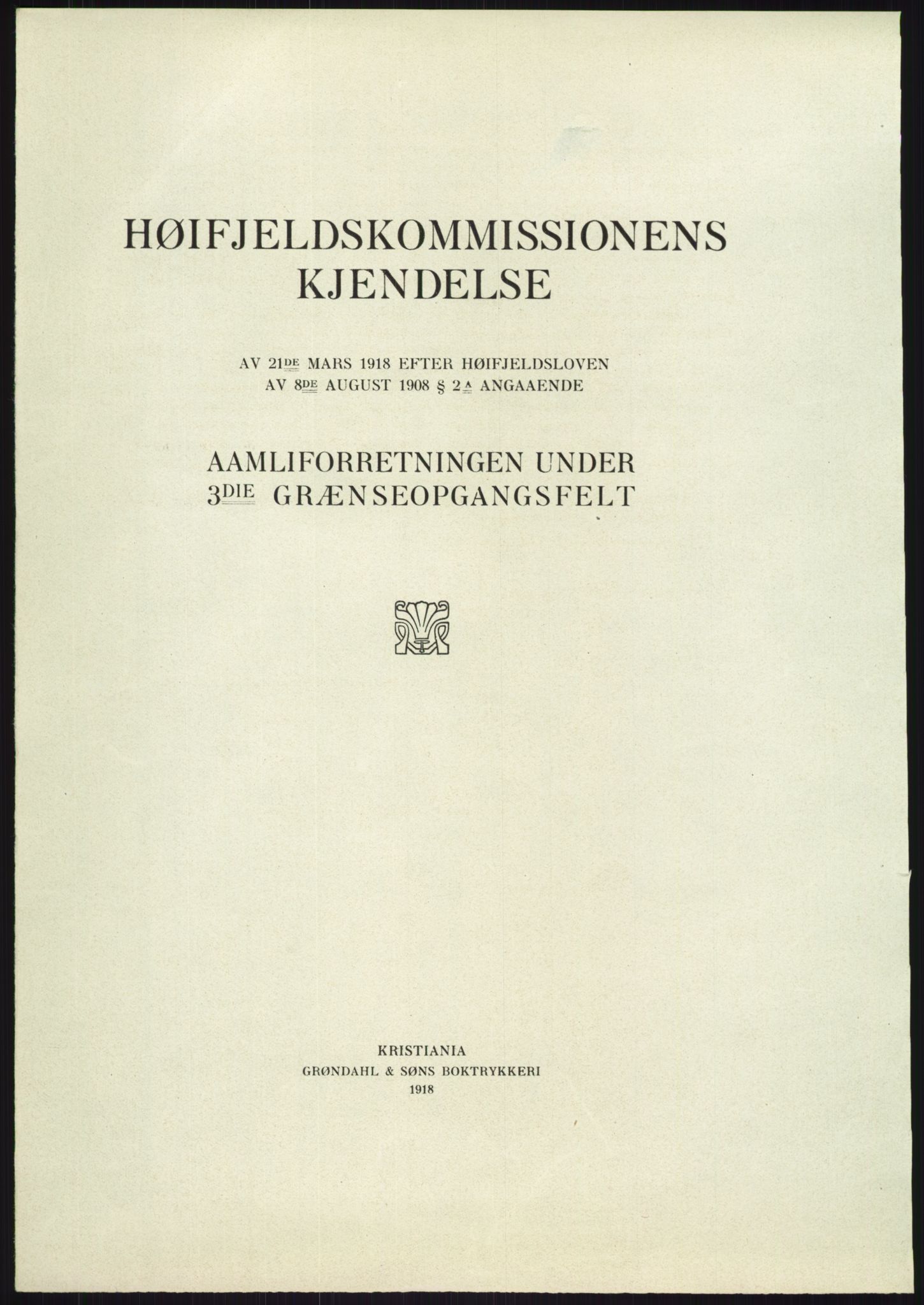 Høyfjellskommisjonen, AV/RA-S-1546/X/Xa/L0001: Nr. 1-33, 1909-1953, p. 1317