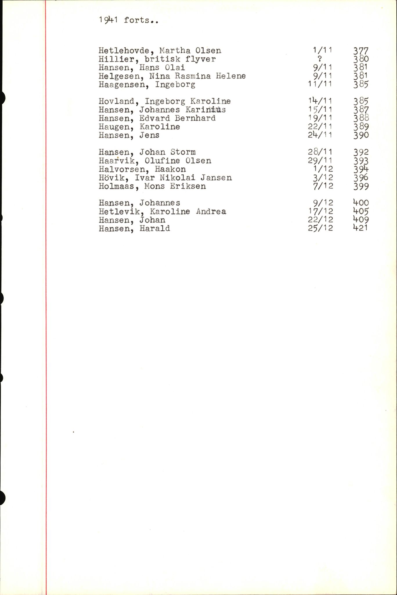 Byfogd og Byskriver i Bergen, SAB/A-3401/06/06Nb/L0004: Register til dødsfalljournaler, 1928-1941, p. 173