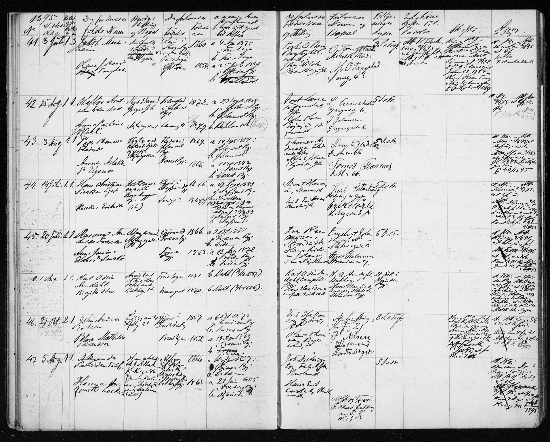 Ministerialprotokoller, klokkerbøker og fødselsregistre - Sør-Trøndelag, AV/SAT-A-1456/604/L0191: Parish register (official) no. 604A12, 1892-1900