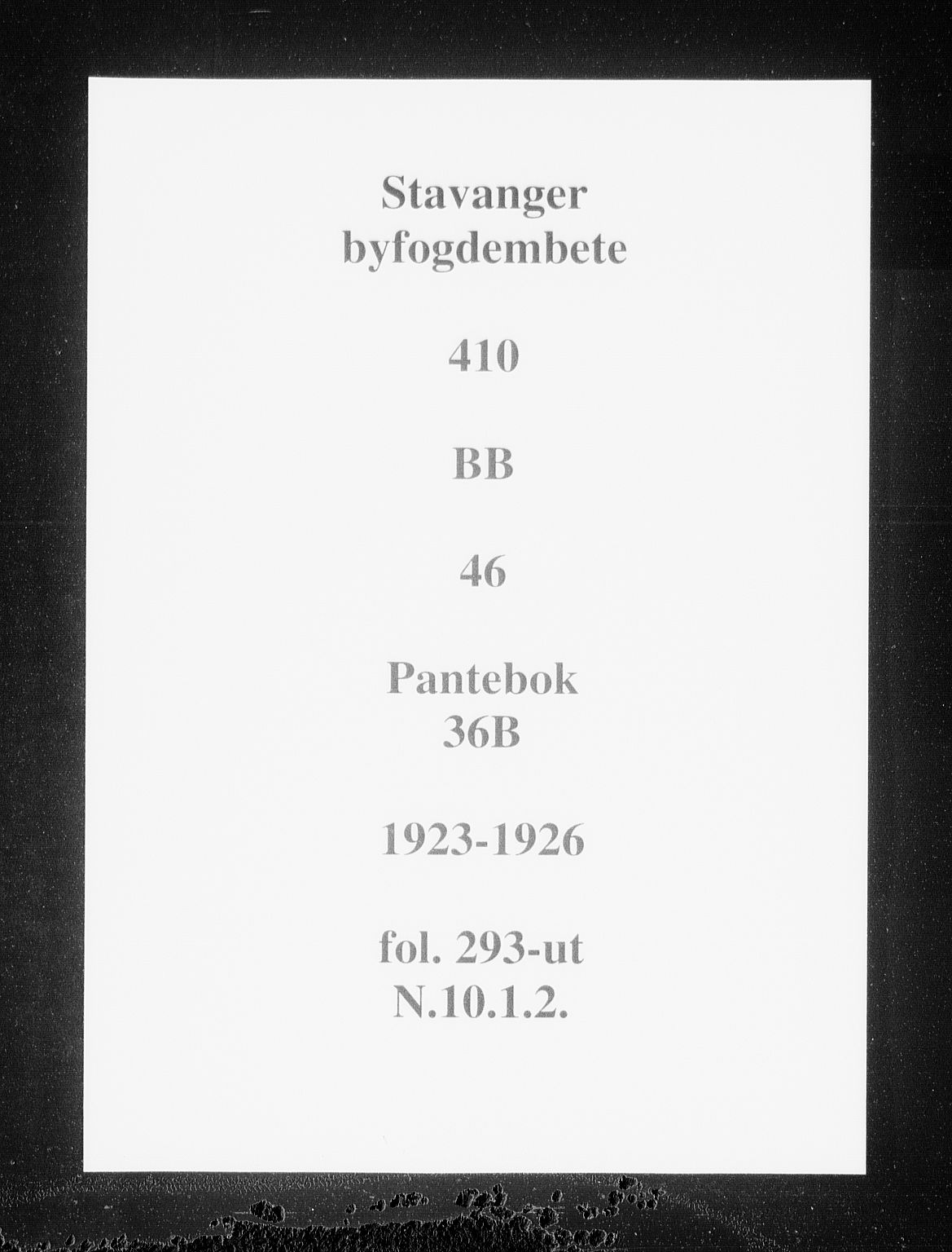 Stavanger byfogd, AV/SAST-A-101408/001/4/41/410/410BB/L0046: Mortgage book no. 36b, 1926-1929