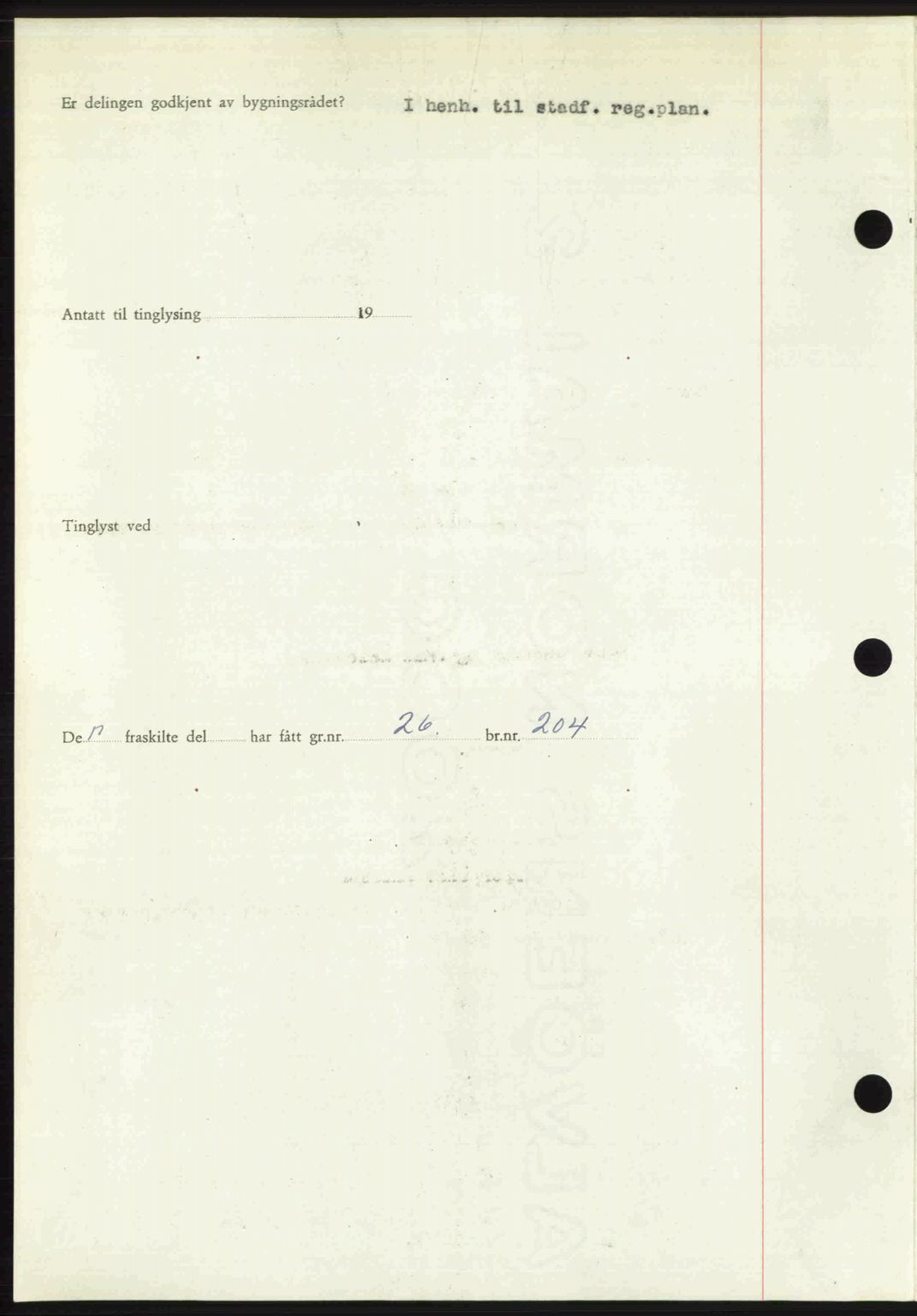 Romsdal sorenskriveri, AV/SAT-A-4149/1/2/2C: Mortgage book no. A28, 1948-1949, Diary no: : 313/1949