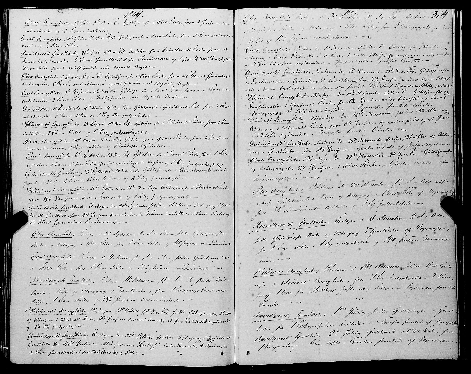 Kvinnherad sokneprestembete, SAB/A-76401/H/Haa: Parish register (official) no. A 7, 1843-1853, p. 314