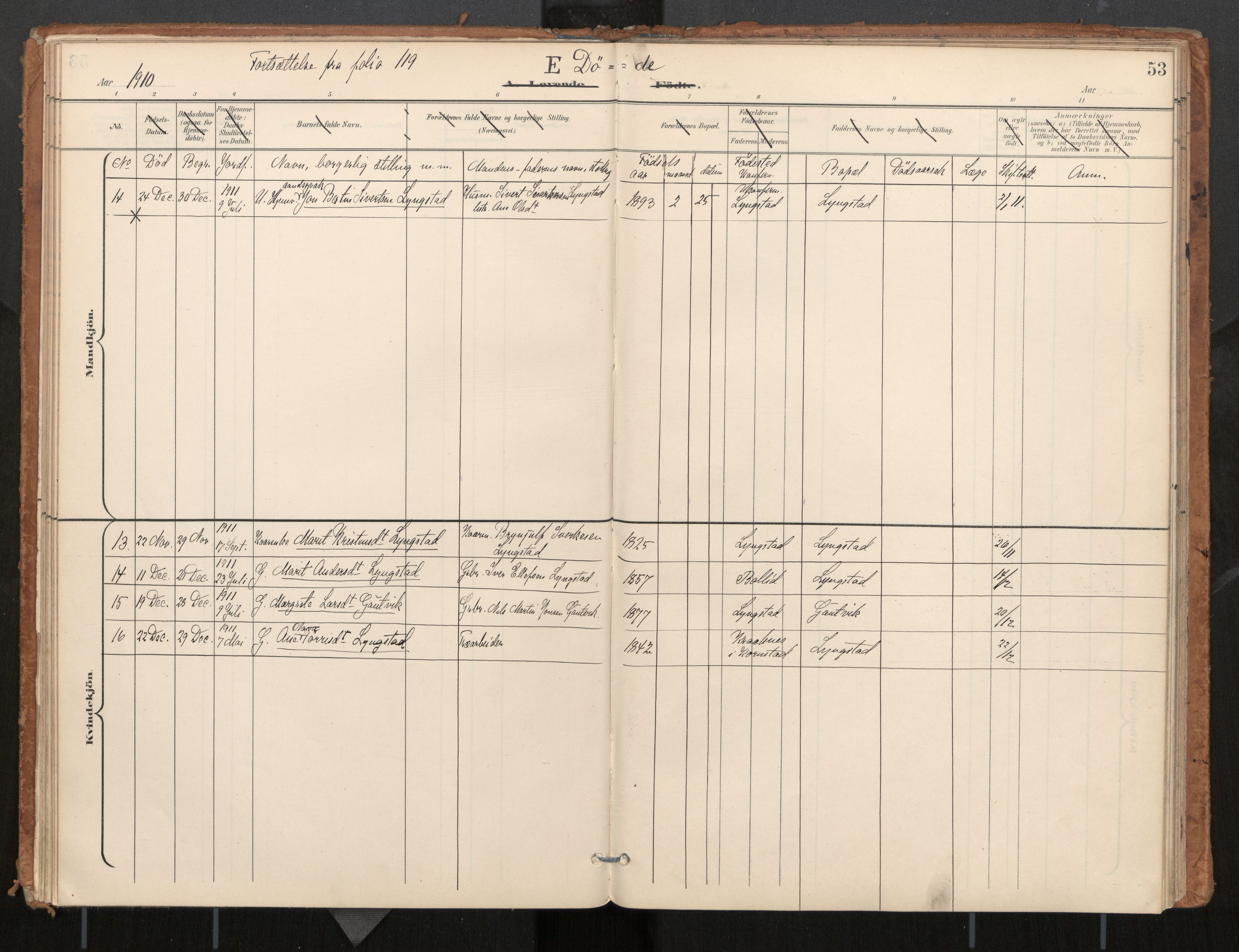 Ministerialprotokoller, klokkerbøker og fødselsregistre - Møre og Romsdal, SAT/A-1454/571/L0836a: Parish register (official) no. 571A02, 1898-1910, p. 53