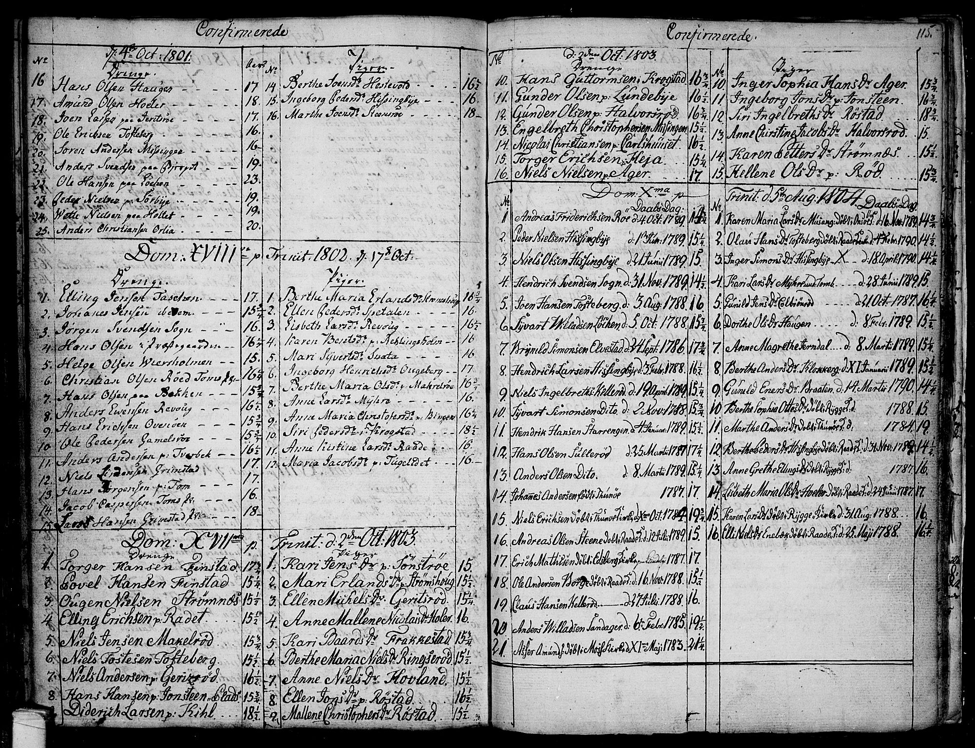 Råde prestekontor kirkebøker, AV/SAO-A-2009/F/Fa/L0002: Parish register (official) no. 2, 1762-1806, p. 115