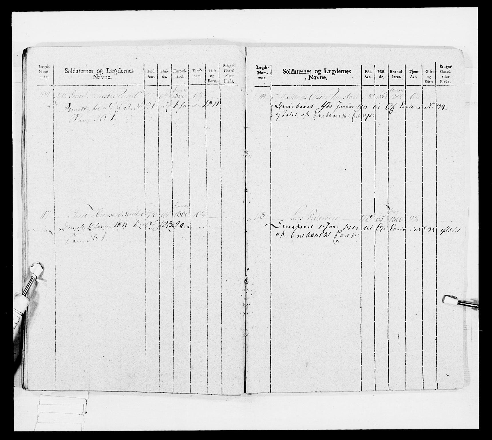 Generalitets- og kommissariatskollegiet, Det kongelige norske kommissariatskollegium, AV/RA-EA-5420/E/Eh/L0033: Nordafjelske gevorbne infanteriregiment, 1810, p. 350