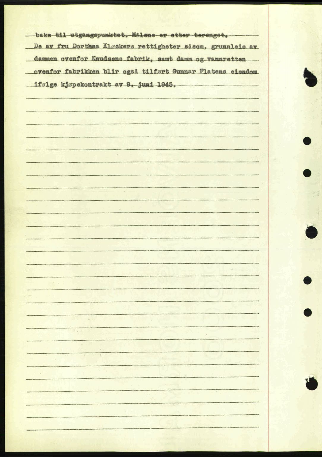 Nedenes sorenskriveri, AV/SAK-1221-0006/G/Gb/Gba/L0052: Mortgage book no. A6a, 1944-1945, Diary no: : 495/1945