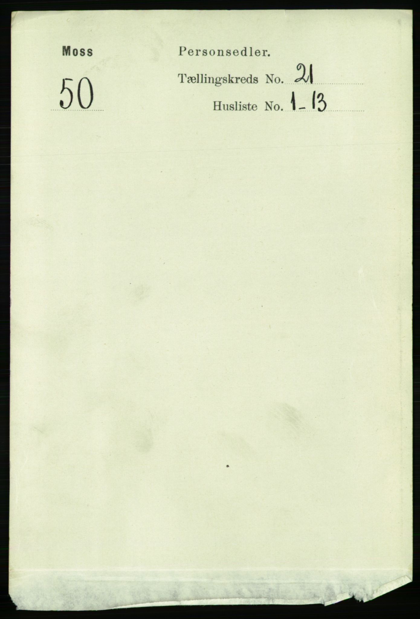 RA, 1891 census for 0104 Moss, 1891, p. 9088