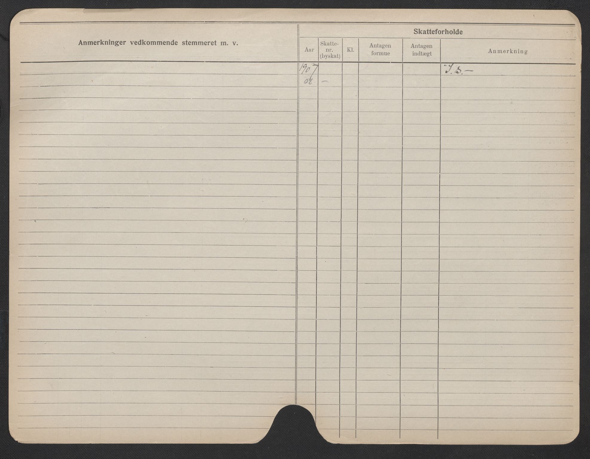 Oslo folkeregister, Registerkort, AV/SAO-A-11715/F/Fa/Fac/L0020: Kvinner, 1906-1914, p. 1087b