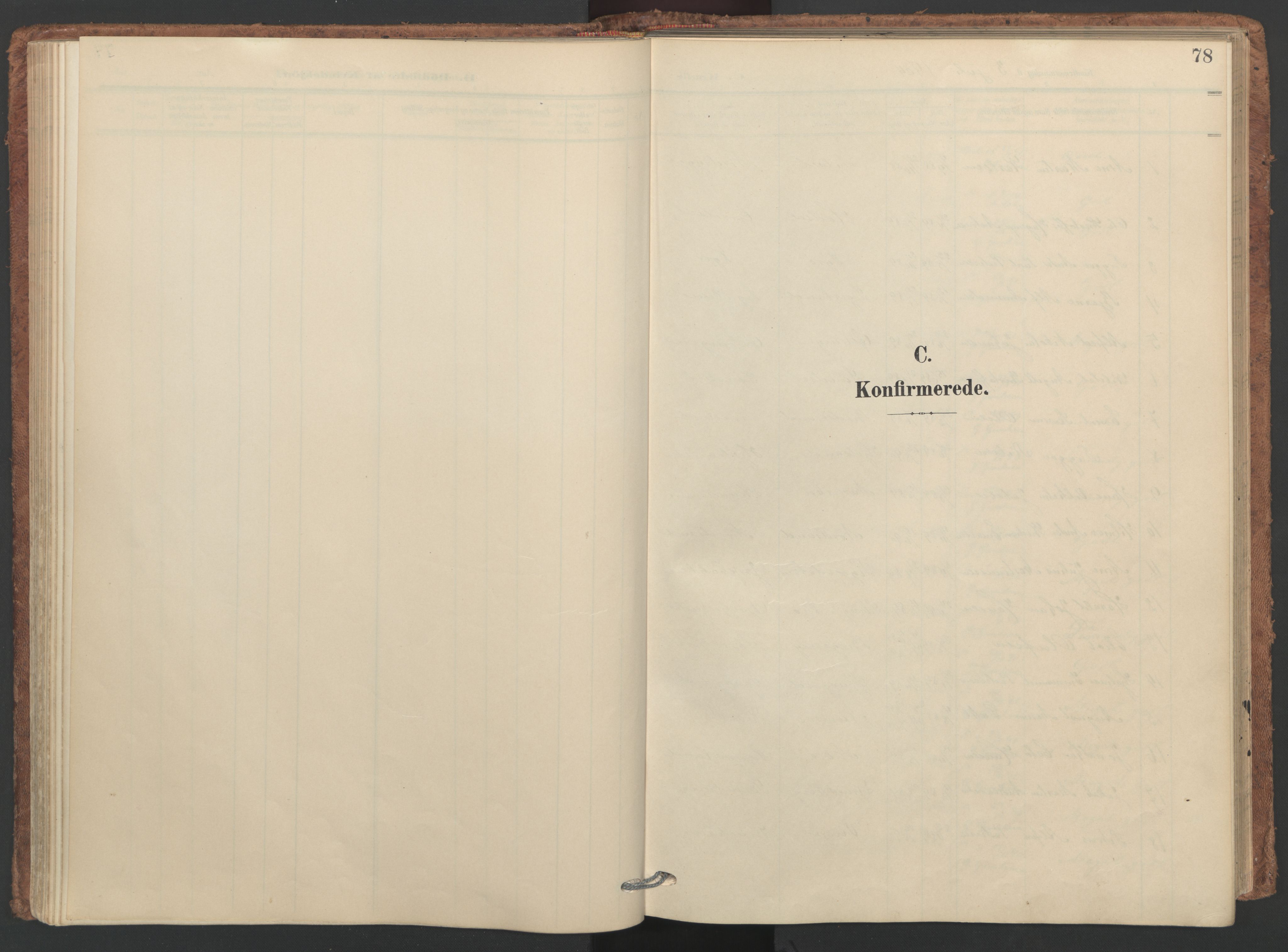 Ministerialprotokoller, klokkerbøker og fødselsregistre - Nordland, SAT/A-1459/893/L1339: Parish register (official) no. 893A11, 1904-1914, p. 78