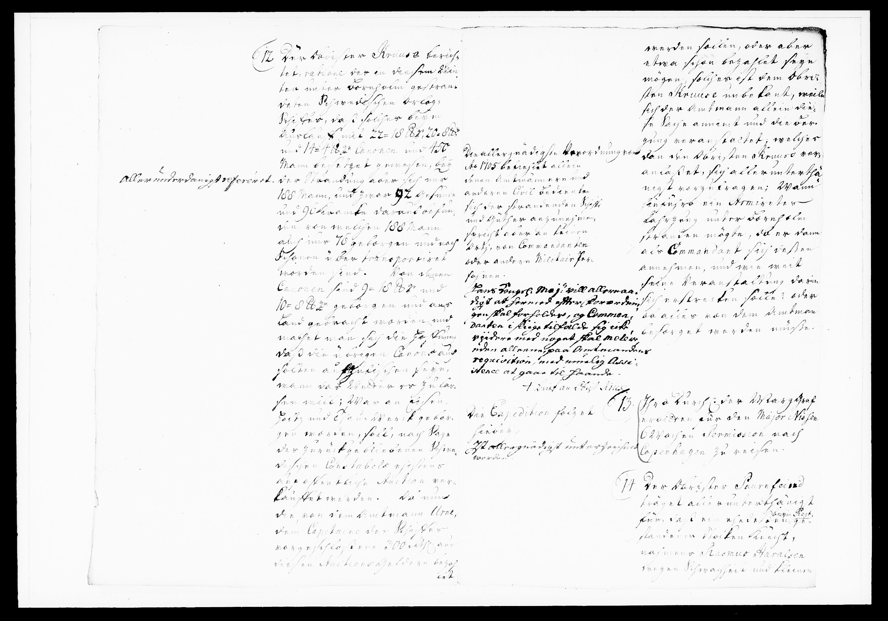 Krigskollegiet, Krigskancelliet, DRA/A-0006/-/1176-1181: Refererede sager, 1743, p. 142