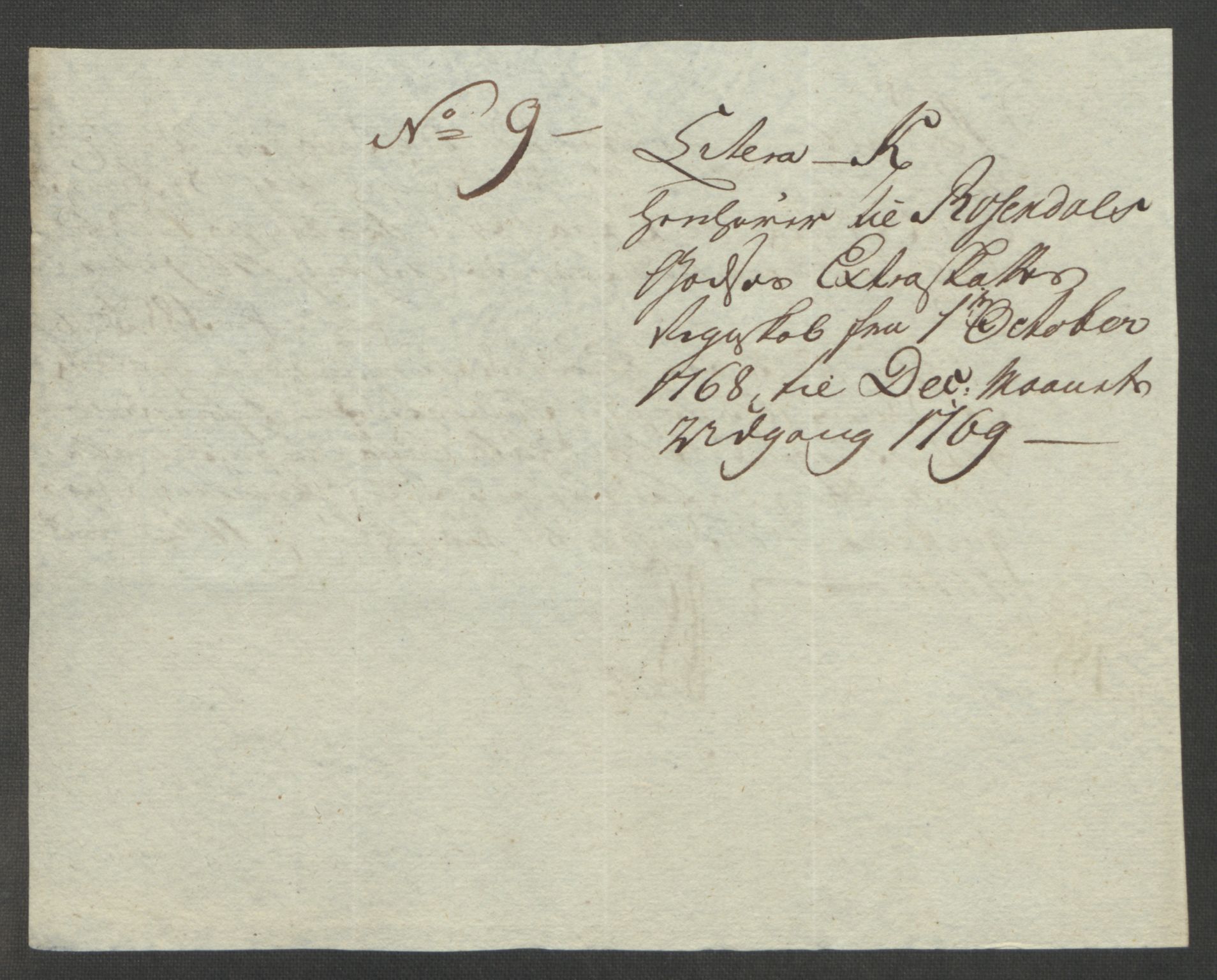 Rentekammeret inntil 1814, Reviderte regnskaper, Fogderegnskap, AV/RA-EA-4092/R49/L3157: Ekstraskatten Rosendal Baroni, 1762-1772, p. 273