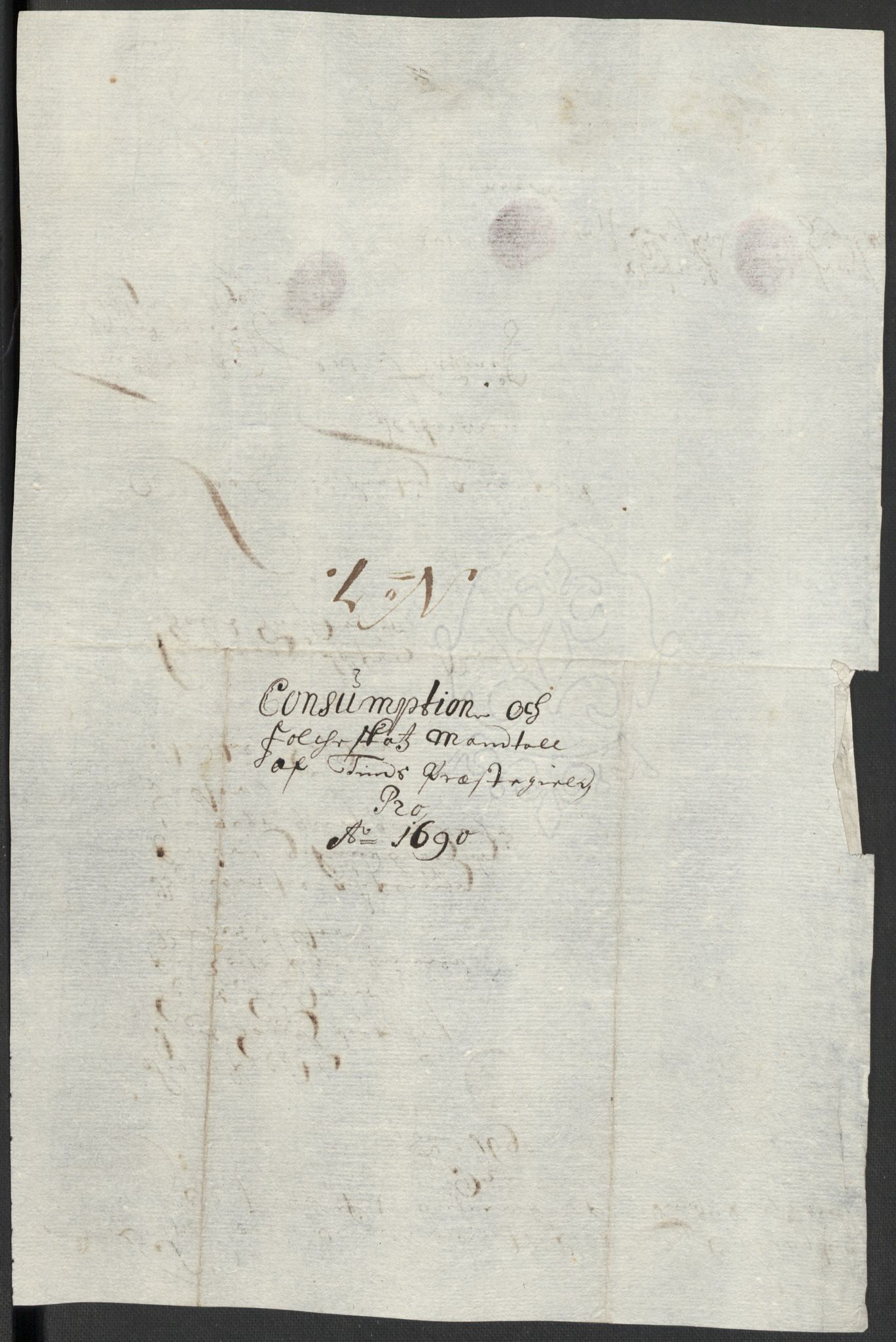 Rentekammeret inntil 1814, Reviderte regnskaper, Fogderegnskap, AV/RA-EA-4092/R35/L2089: Fogderegnskap Øvre og Nedre Telemark, 1690-1692, p. 97