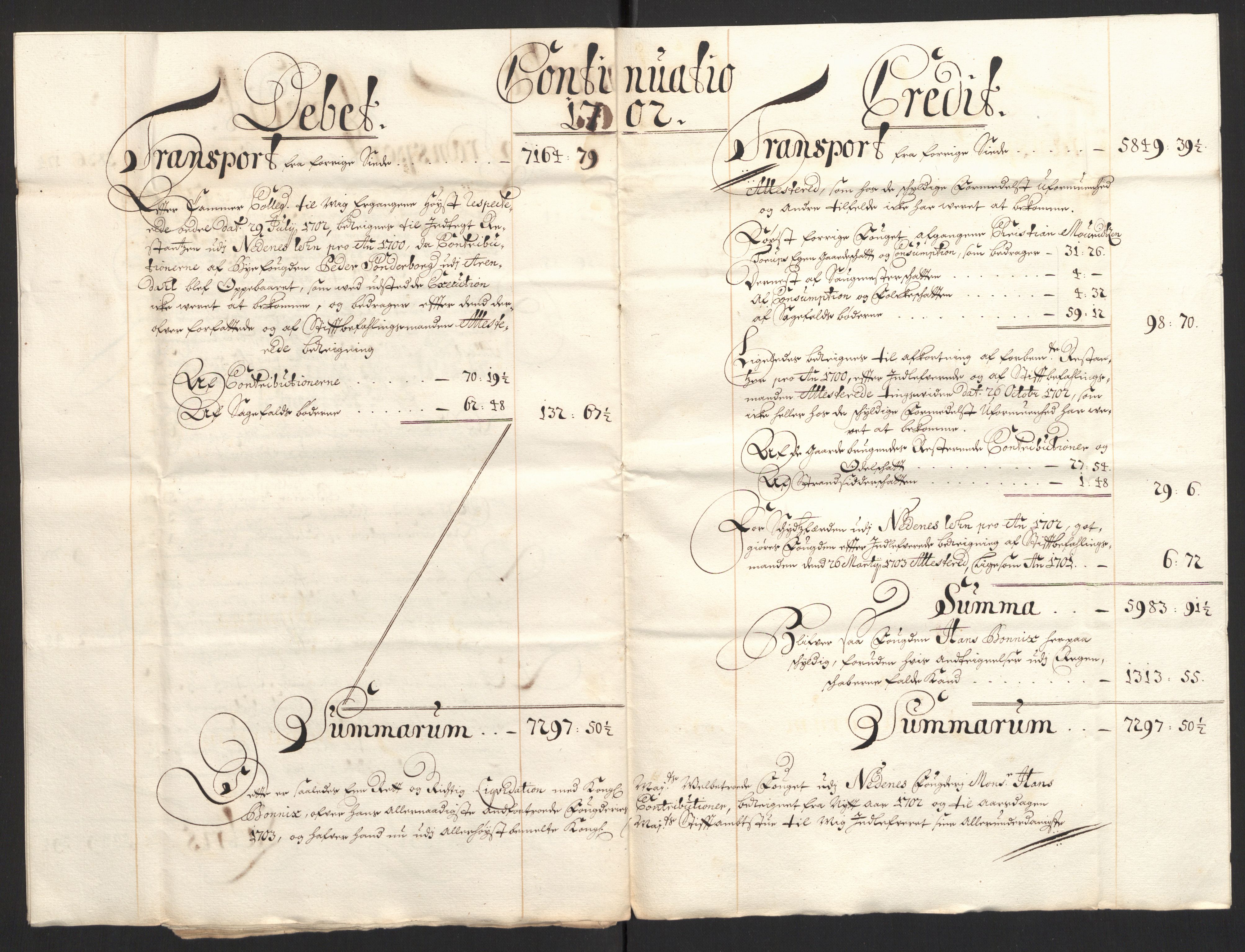 Rentekammeret inntil 1814, Reviderte regnskaper, Fogderegnskap, AV/RA-EA-4092/R39/L2316: Fogderegnskap Nedenes, 1702-1703, p. 18