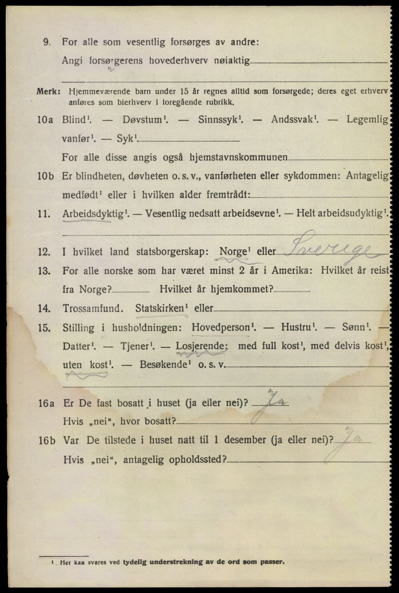 SAKO, 1920 census for Sauherad, 1920, p. 4524