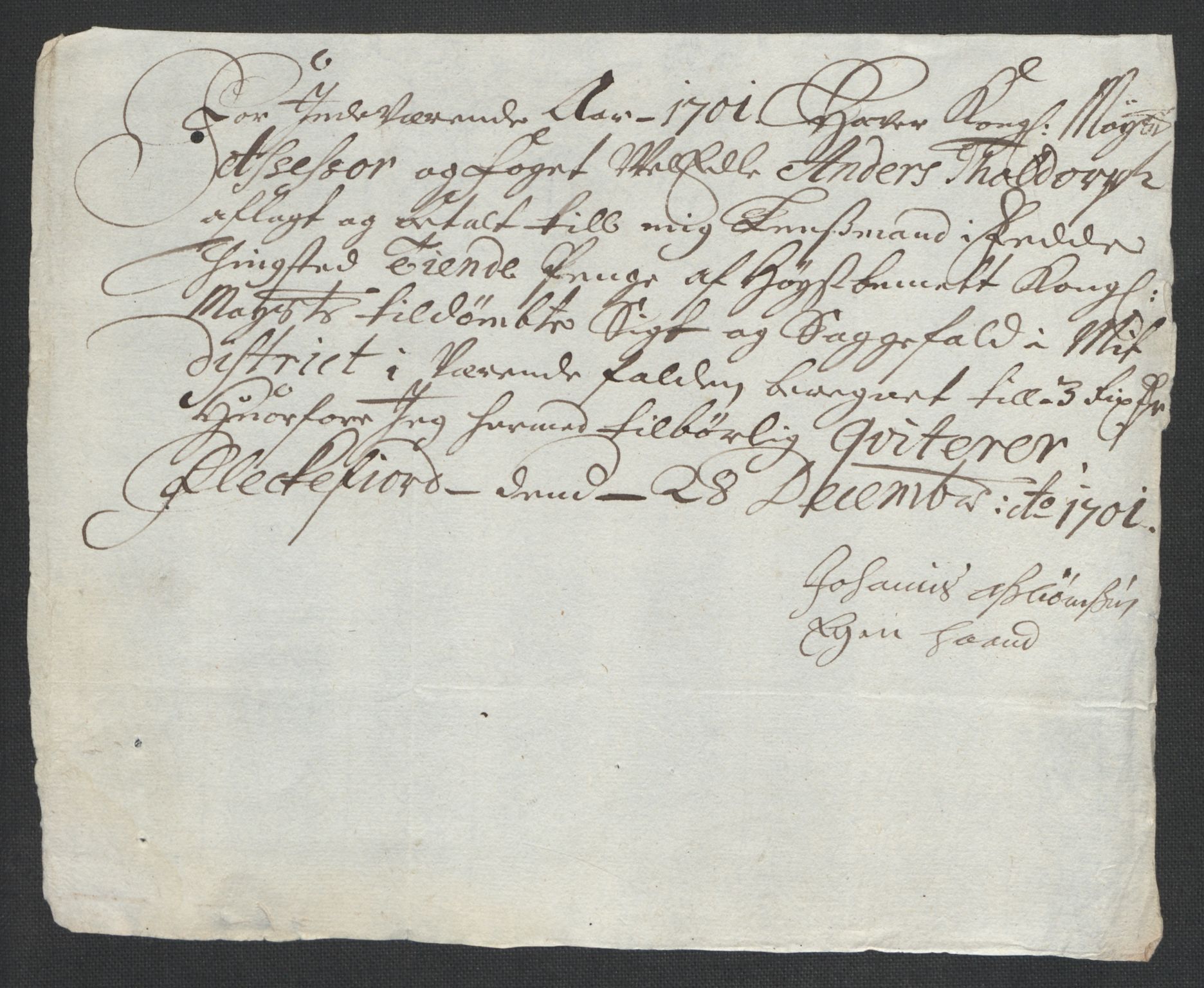 Rentekammeret inntil 1814, Reviderte regnskaper, Fogderegnskap, AV/RA-EA-4092/R43/L2549: Fogderegnskap Lista og Mandal, 1701-1702, p. 134