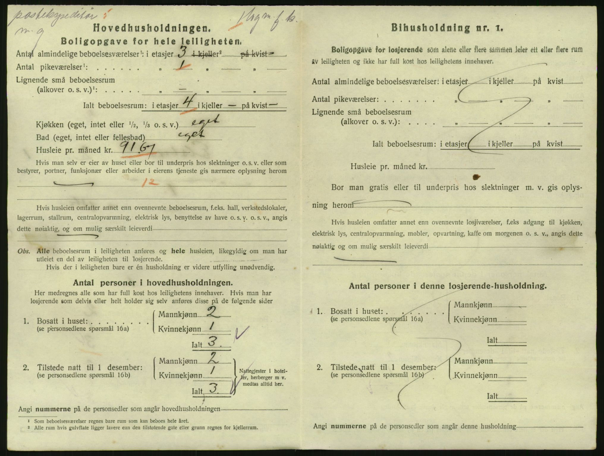 SAO, 1920 census for Kristiania, 1920, p. 19829