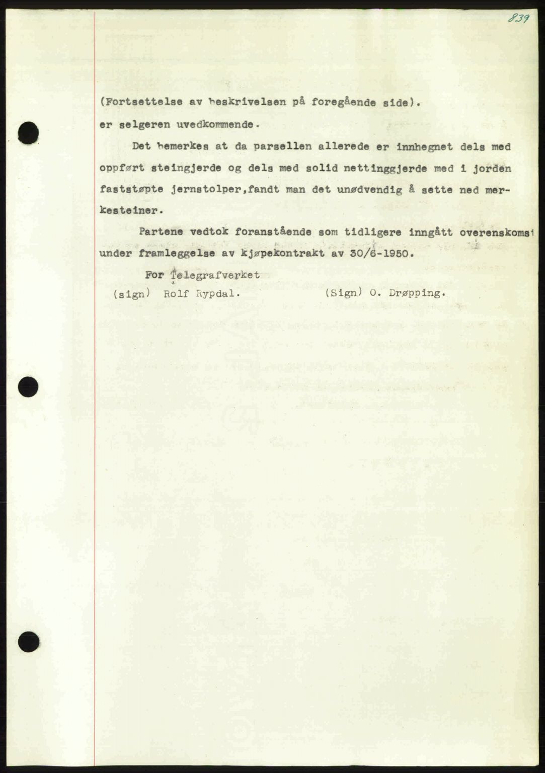 Nordmøre sorenskriveri, AV/SAT-A-4132/1/2/2Ca: Mortgage book no. A115, 1950-1950, Diary no: : 2482/1950