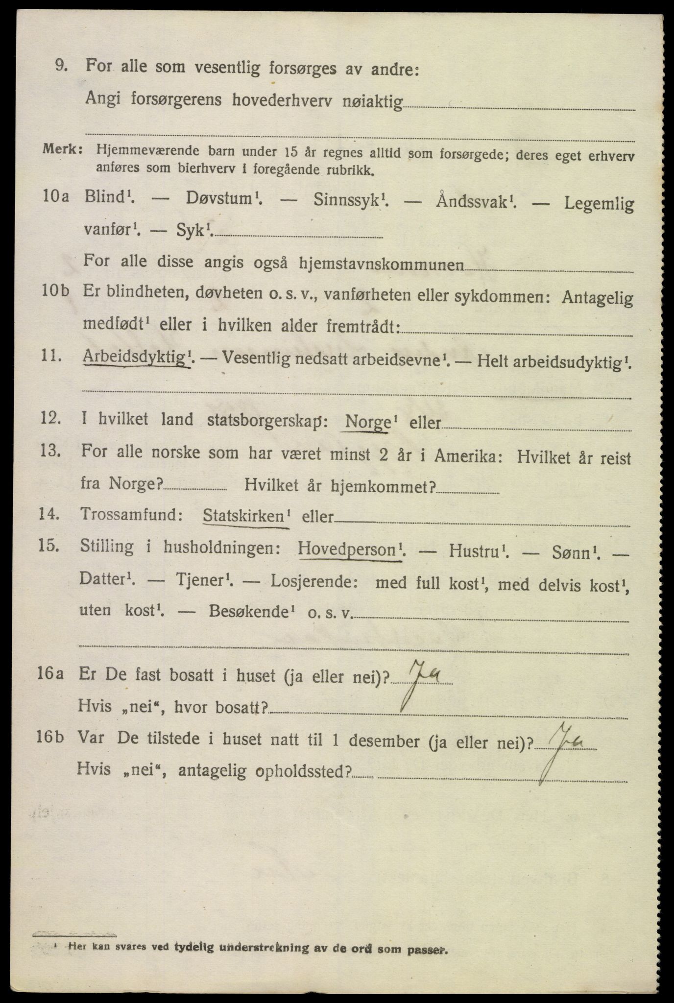SAK, 1920 census for Hornnes, 1920, p. 710