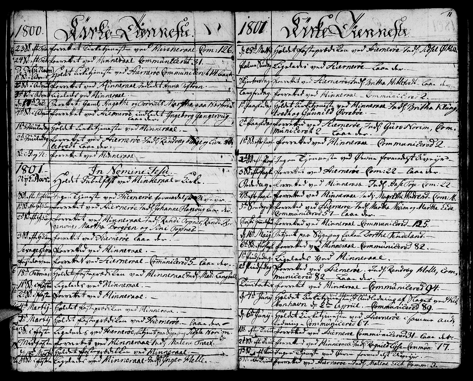 Nedstrand sokneprestkontor, AV/SAST-A-101841/01/IV: Parish register (official) no. A 5, 1795-1816, p. 11