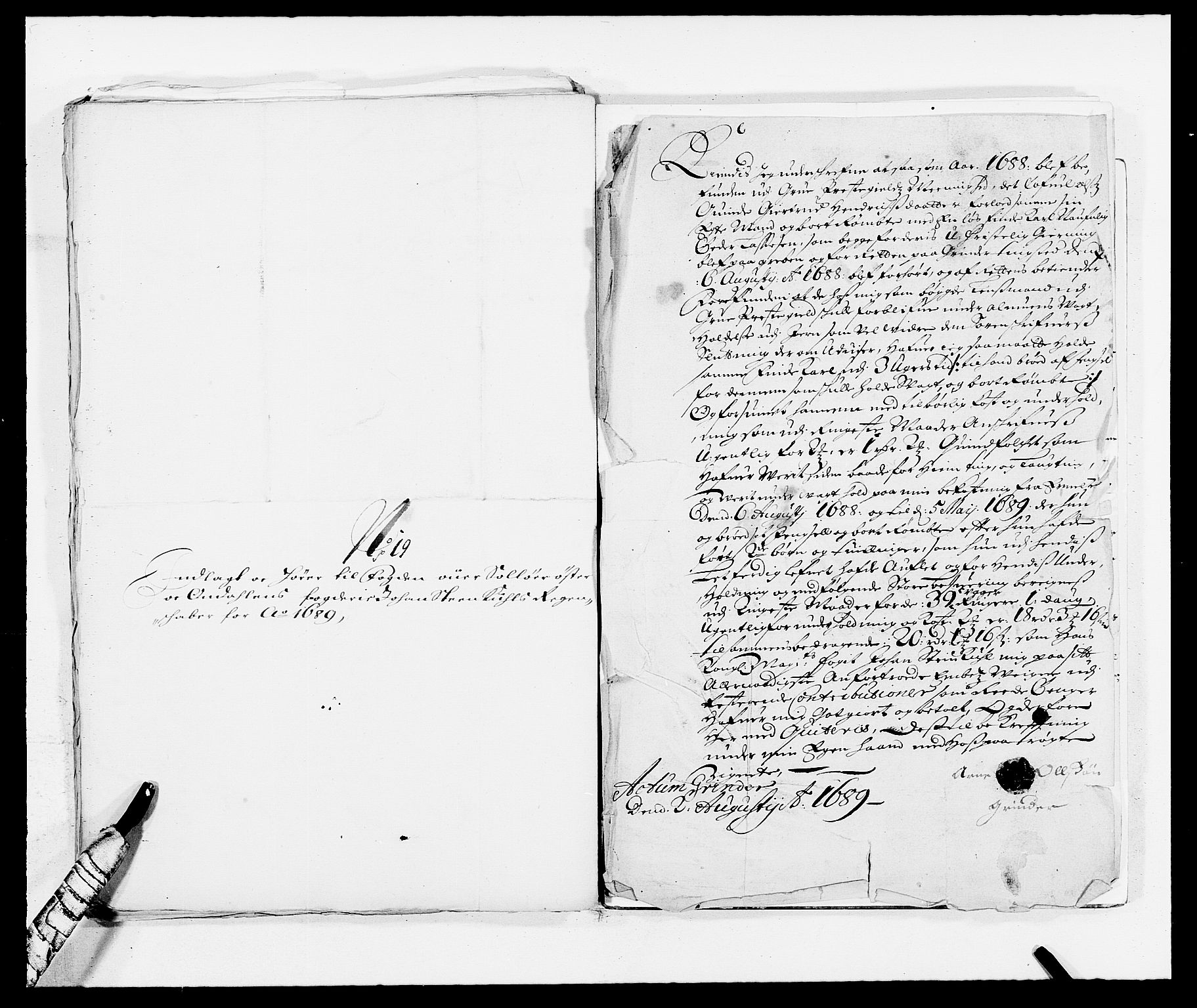 Rentekammeret inntil 1814, Reviderte regnskaper, Fogderegnskap, RA/EA-4092/R13/L0827: Fogderegnskap Solør, Odal og Østerdal, 1689, p. 398