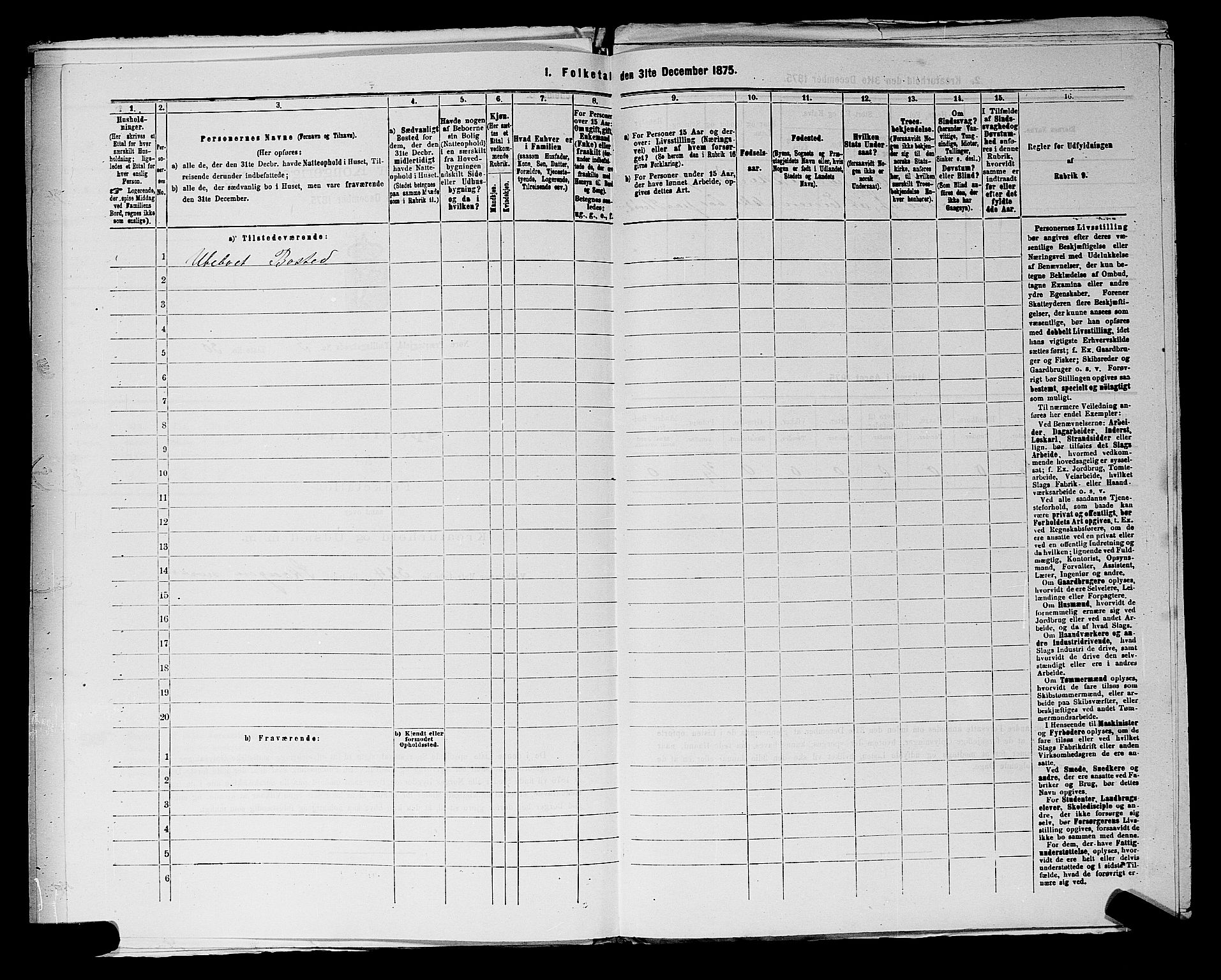 SAKO, 1875 census for 0633P Nore, 1875, p. 692