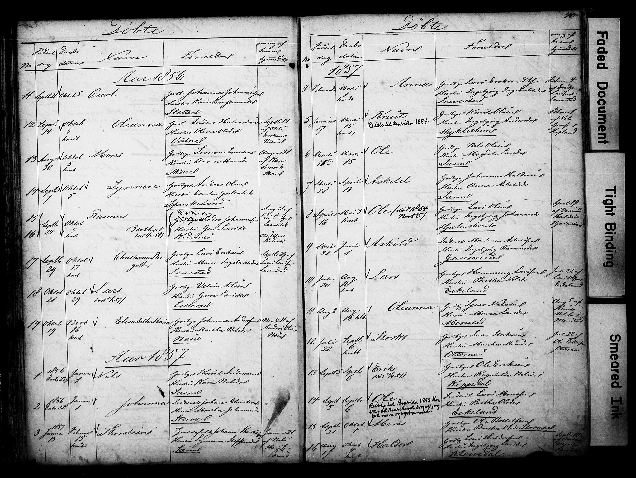 Alversund Sokneprestembete, SAB/A-73901/H/Ha/Hab: Parish register (copy) no. D 1, 1800-1870, p. 40