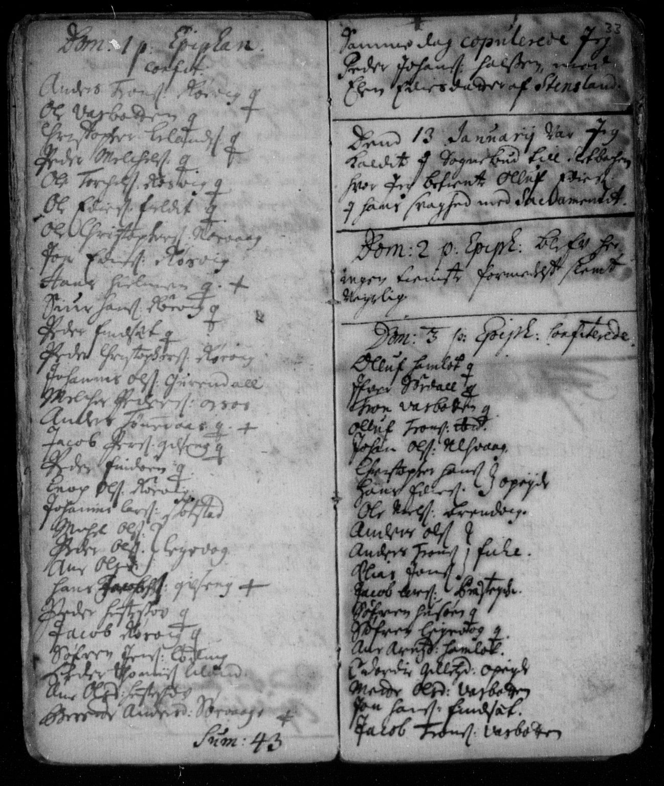 Ministerialprotokoller, klokkerbøker og fødselsregistre - Nordland, AV/SAT-A-1459/859/L0840: Parish register (official) no. 859A00, 1708-1738, p. 33