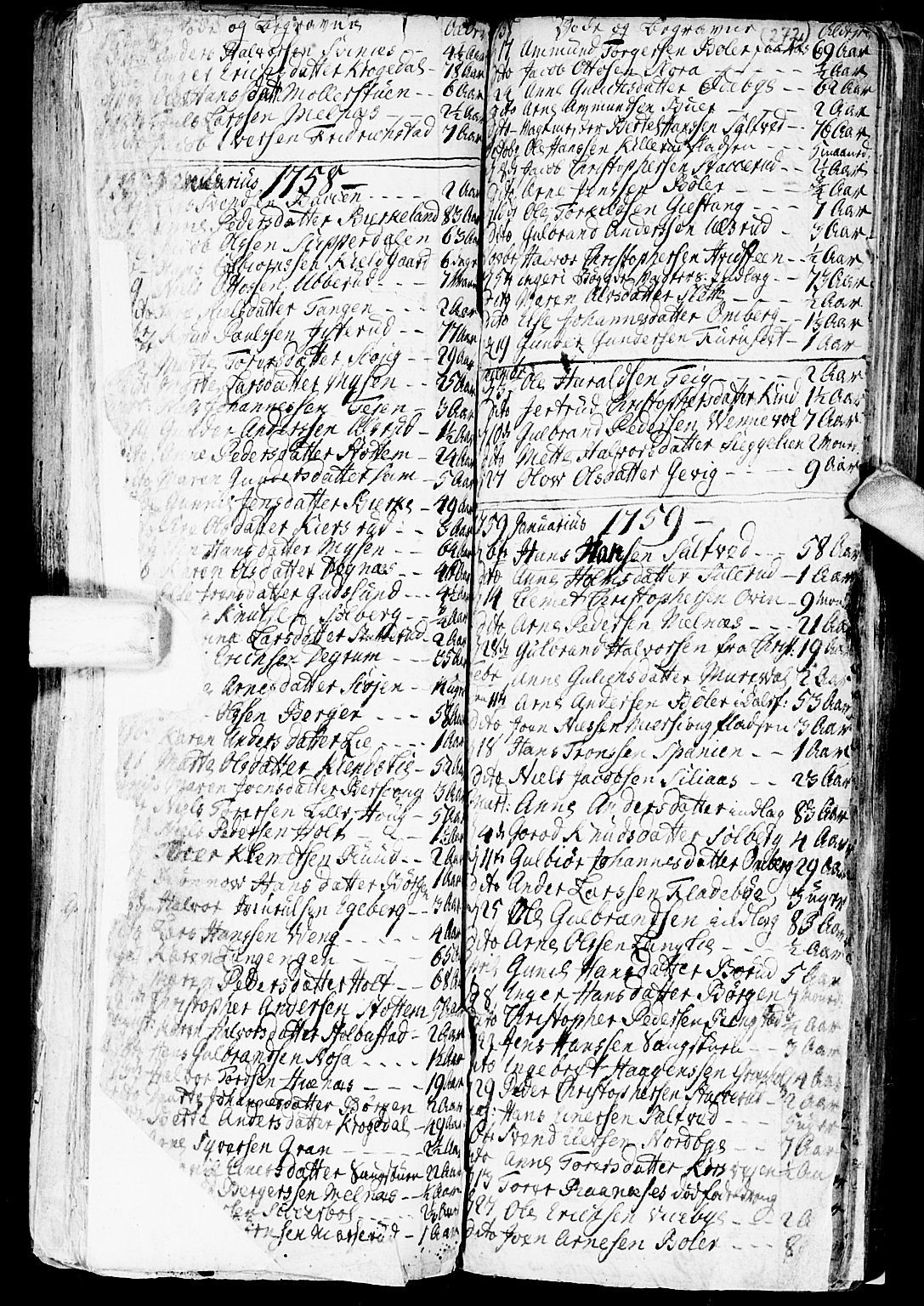 Enebakk prestekontor Kirkebøker, AV/SAO-A-10171c/F/Fa/L0002: Parish register (official) no. I 2, 1755-1806, p. 271-272