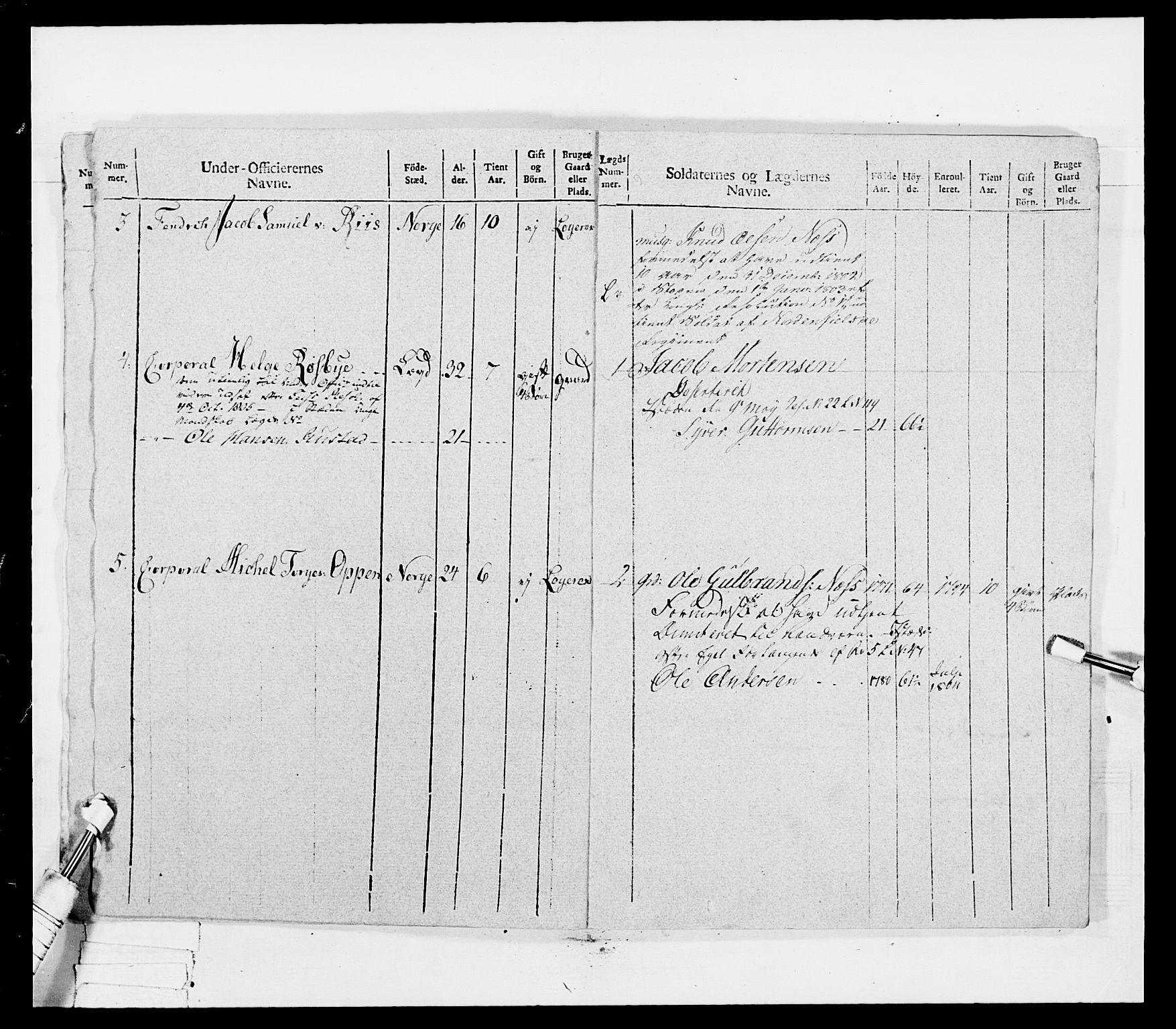 Generalitets- og kommissariatskollegiet, Det kongelige norske kommissariatskollegium, AV/RA-EA-5420/E/Eh/L0041: 1. Akershusiske nasjonale infanteriregiment, 1804-1808, p. 269