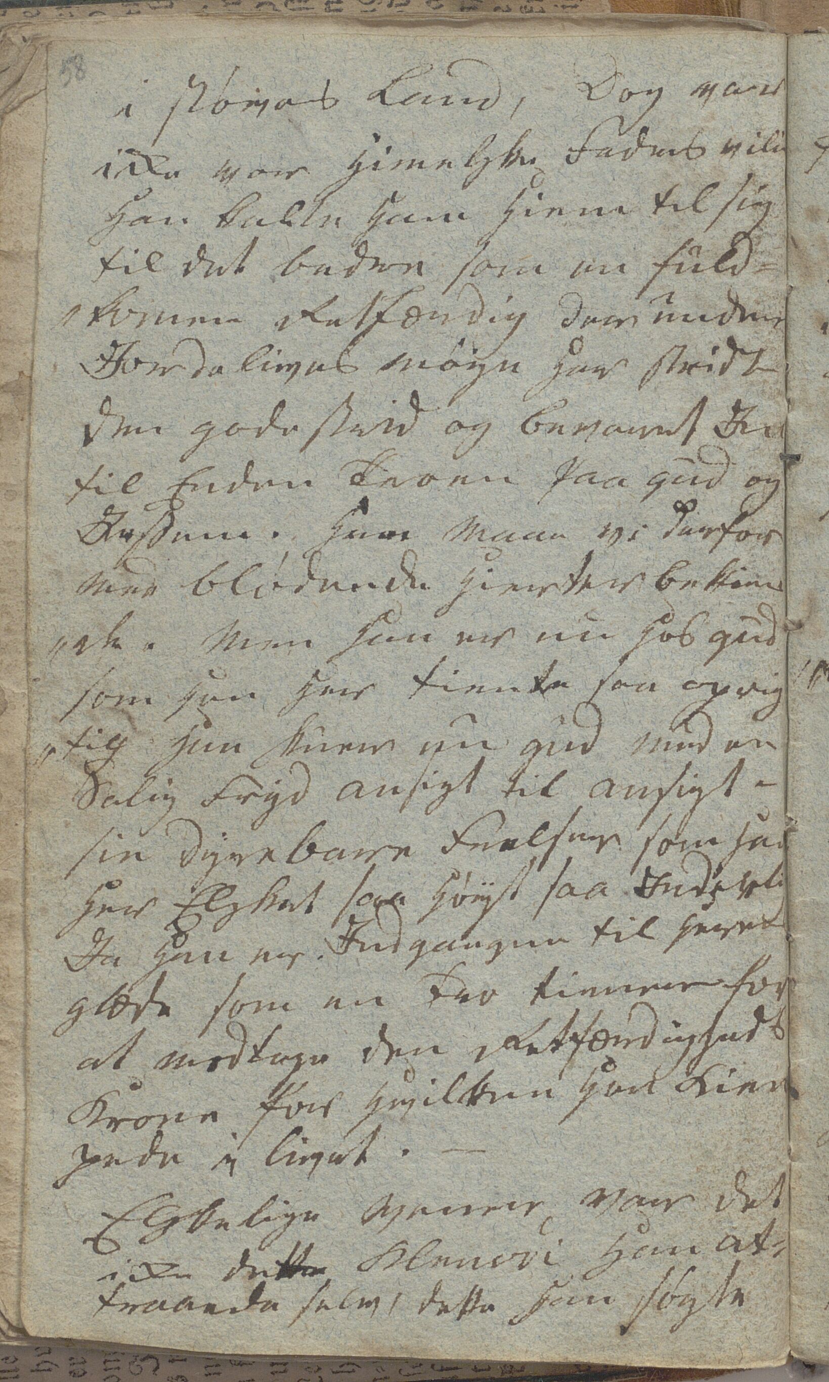 Heggtveitsamlingen, TMF/A-1007/H/L0045/0004: Brev, kopibøker, biografiske opptegnelser etc. / "Blegen", 1815-1830, p. 58