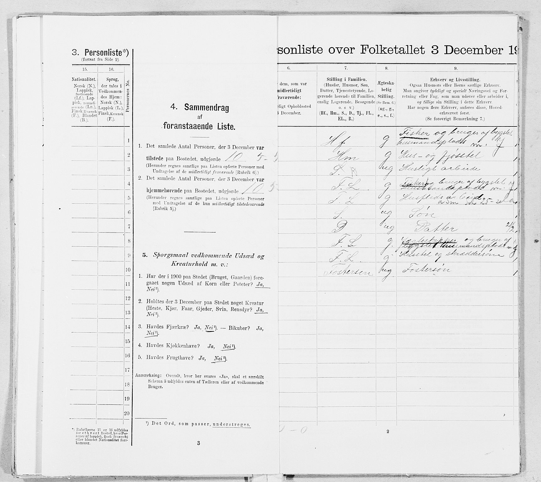 SAT, 1900 census for Herøy, 1900, p. 1255