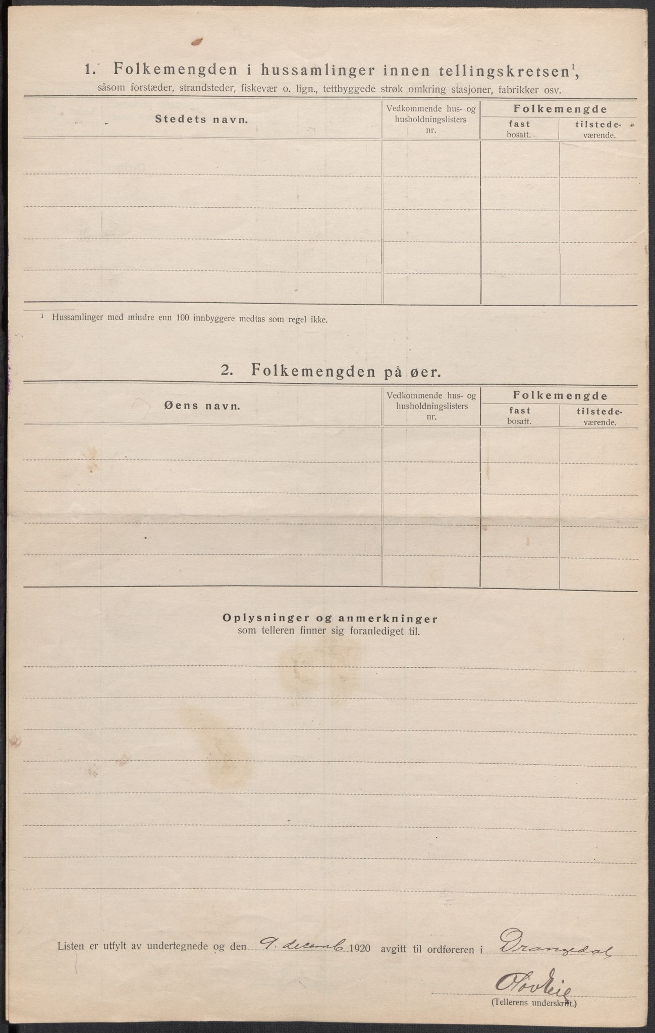 SAKO, 1920 census for Drangedal, 1920, p. 55