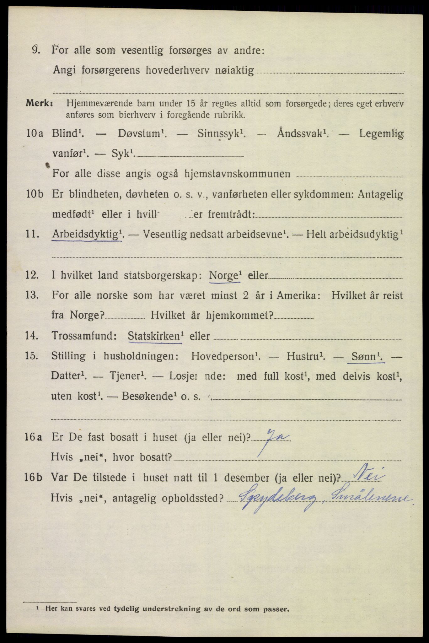 SAH, 1920 census for Åsnes, 1920, p. 11525