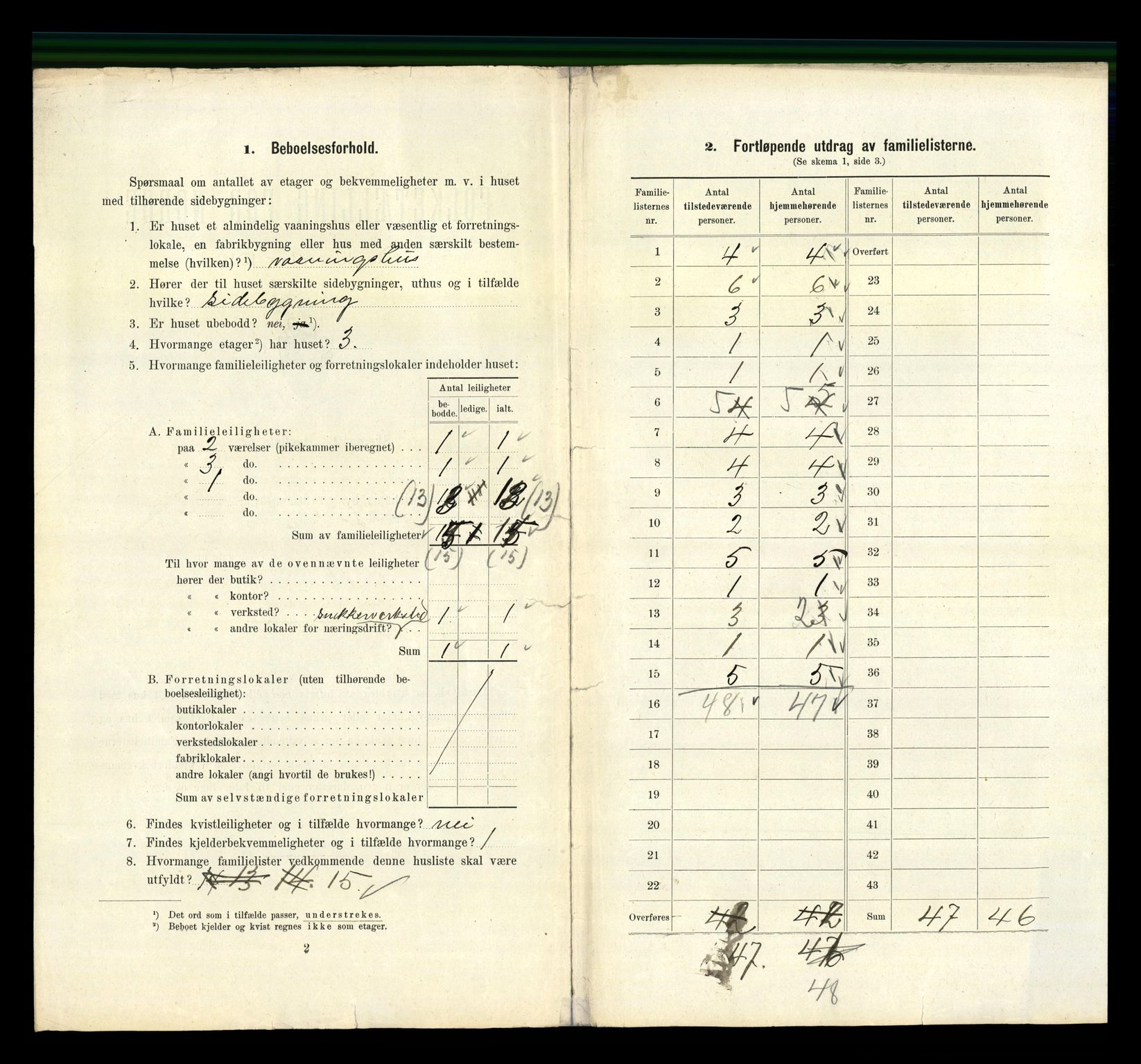 RA, 1910 census for Kristiania, 1910, p. 55456