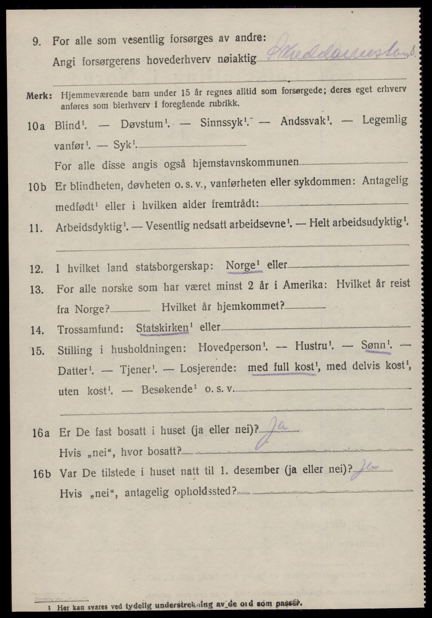 SAT, 1920 census for Aukra, 1920, p. 3938