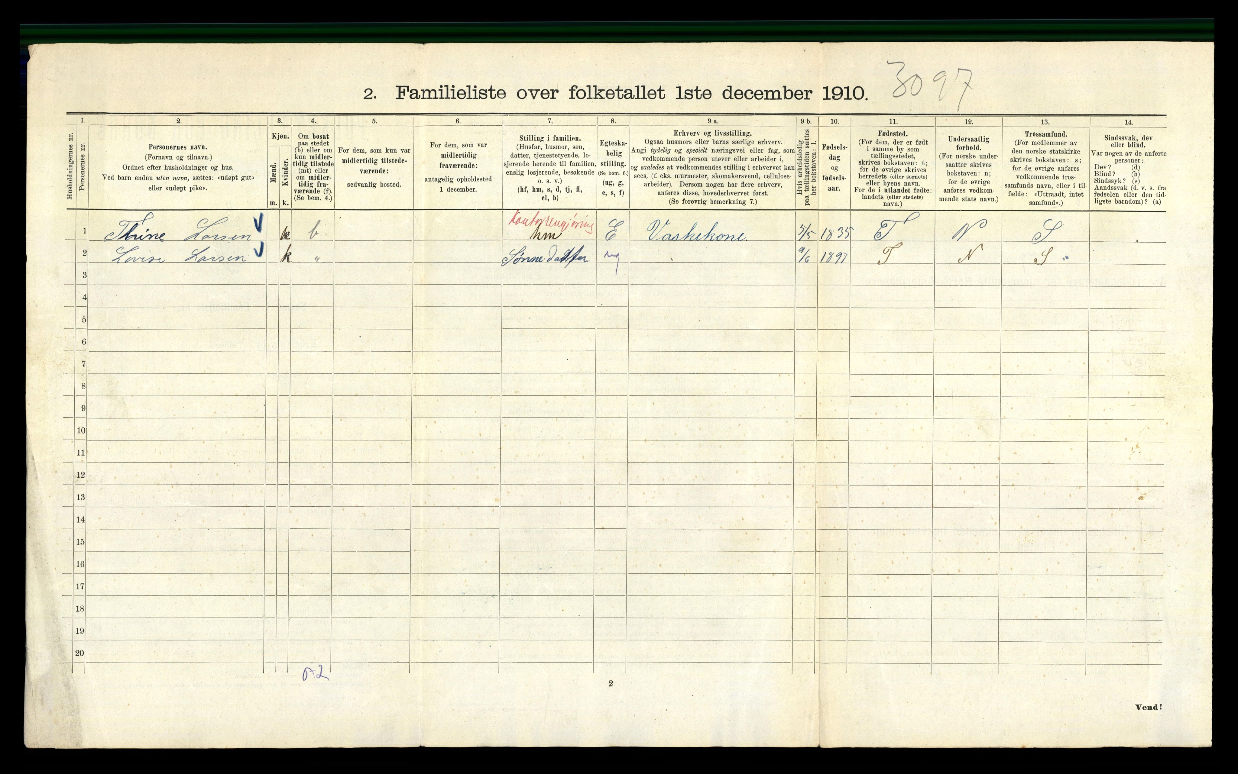 RA, 1910 census for Kristiania, 1910, p. 64228