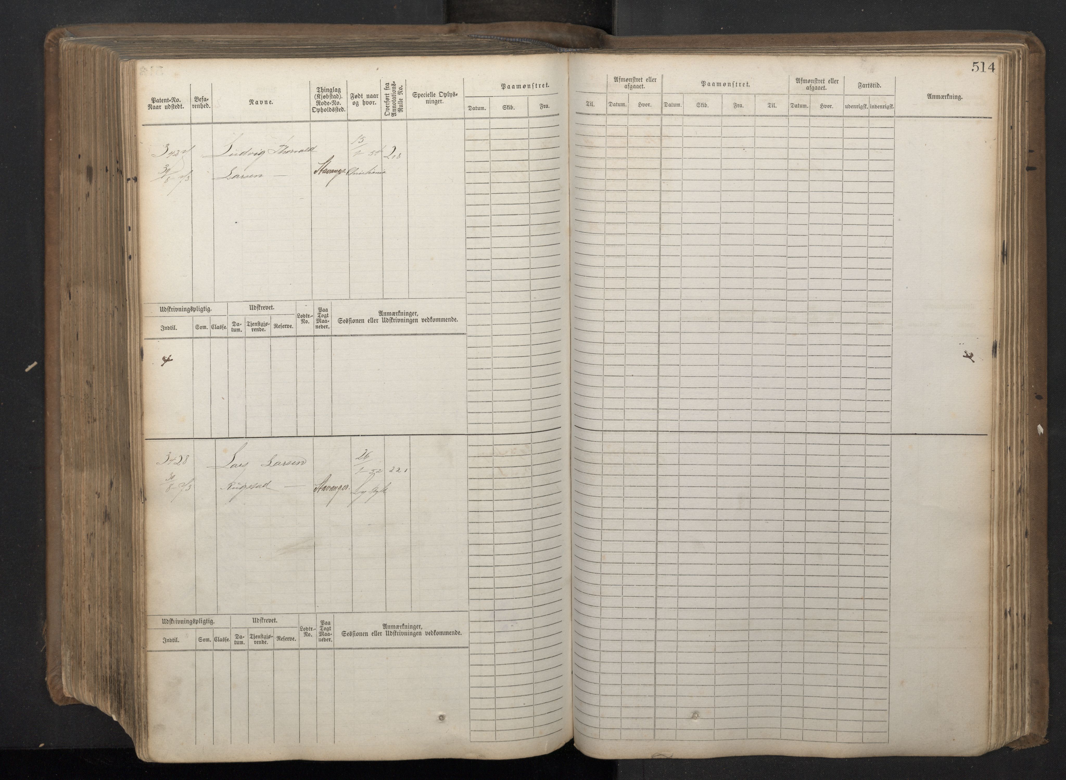 Stavanger sjømannskontor, AV/SAST-A-102006/F/Fb/Fbb/L0018: Sjøfartshovedrulle patnentnr. 2402-3602 (dublett), 1869, p. 518