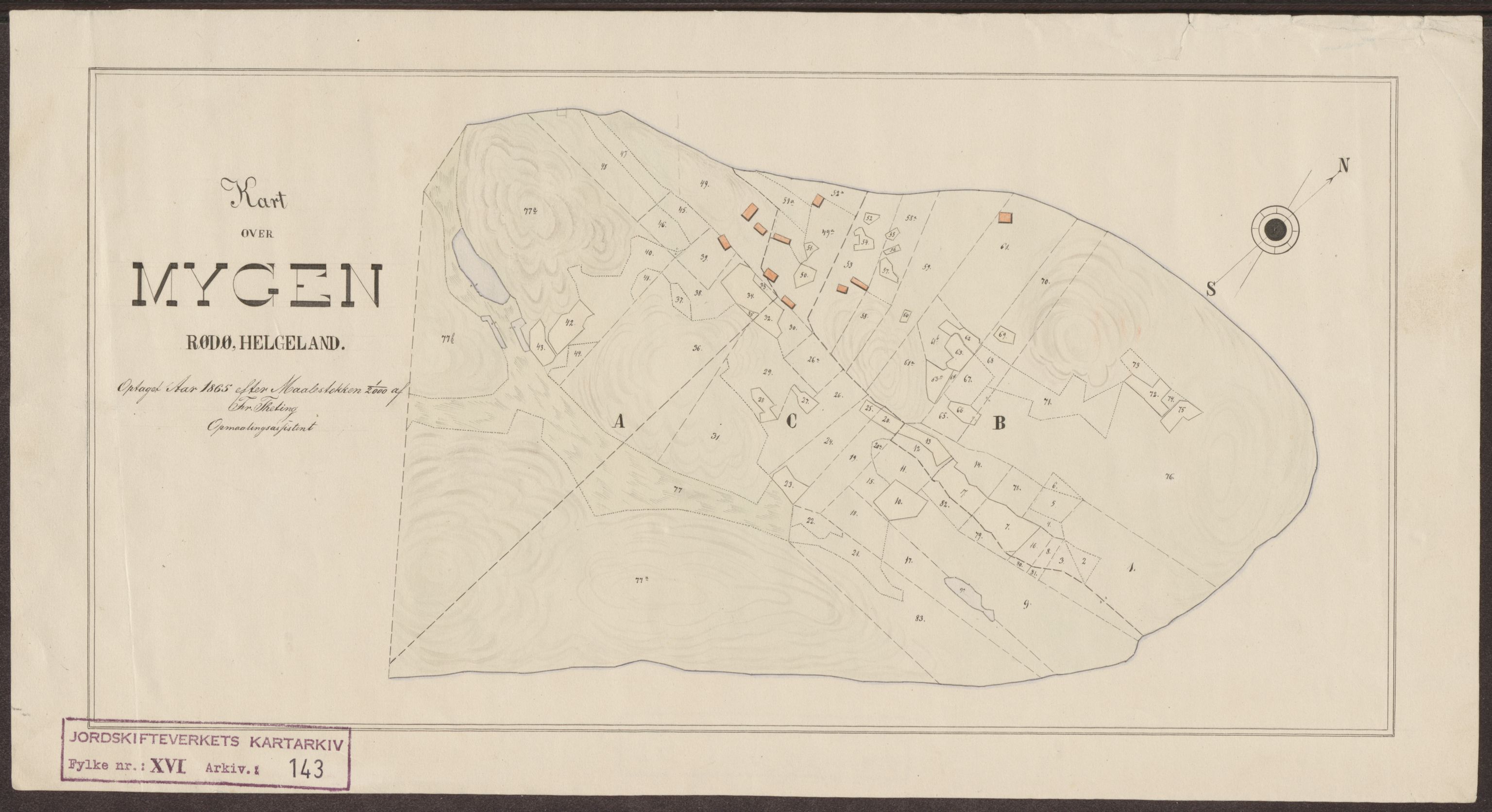 Jordskifteverkets kartarkiv, AV/RA-S-3929/T, 1859-1988, p. 235