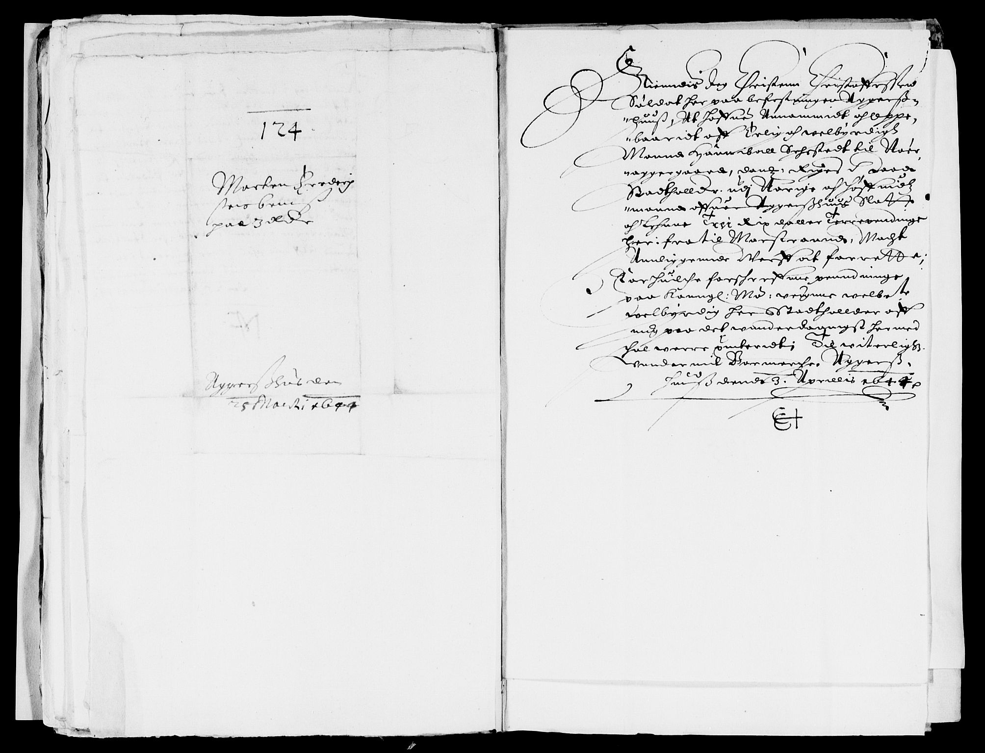 Rentekammeret inntil 1814, Reviderte regnskaper, Lensregnskaper, AV/RA-EA-5023/R/Rb/Rba/L0171: Akershus len, 1643-1644
