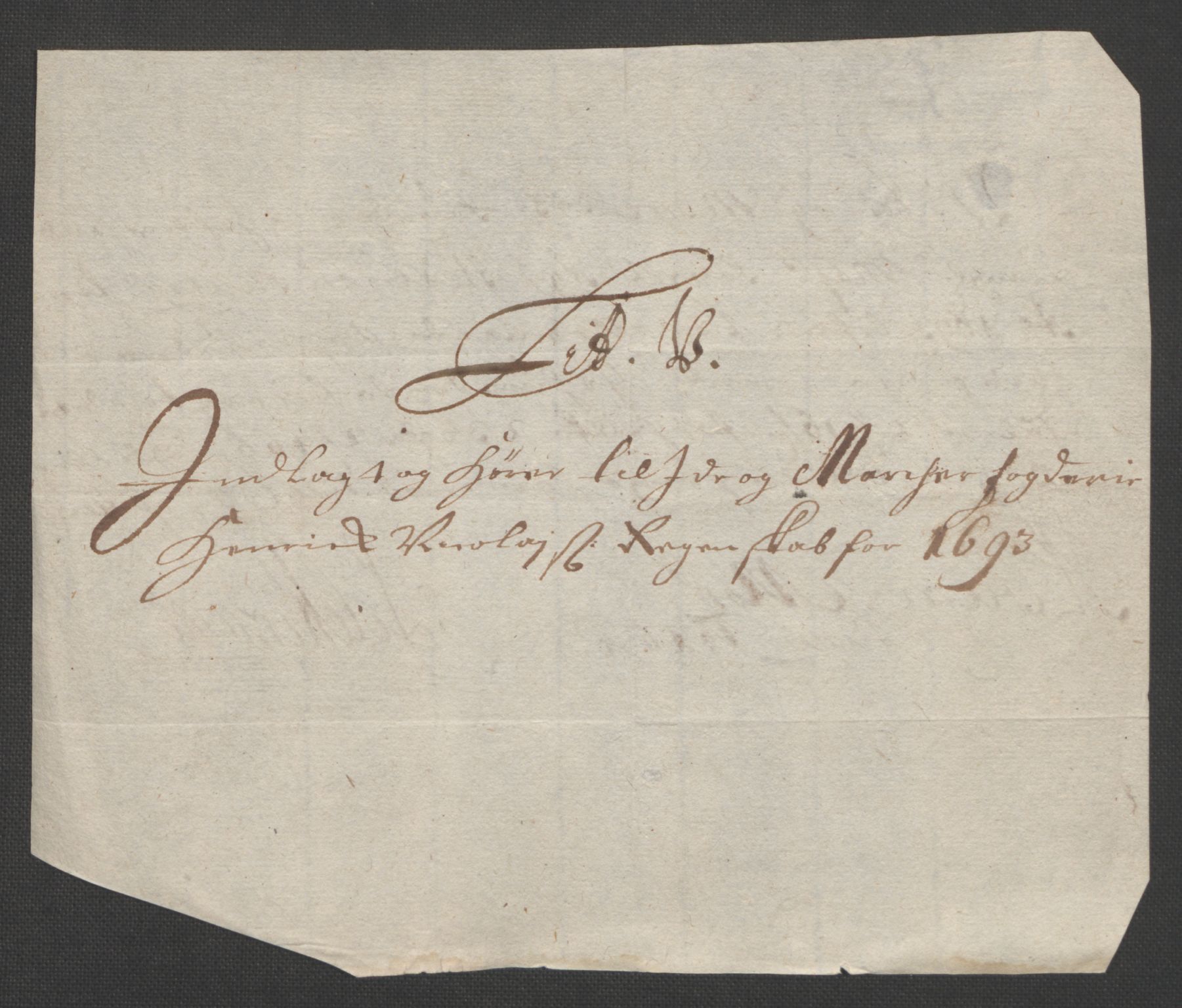 Rentekammeret inntil 1814, Reviderte regnskaper, Fogderegnskap, AV/RA-EA-4092/R01/L0011: Fogderegnskap Idd og Marker, 1692-1693, p. 346