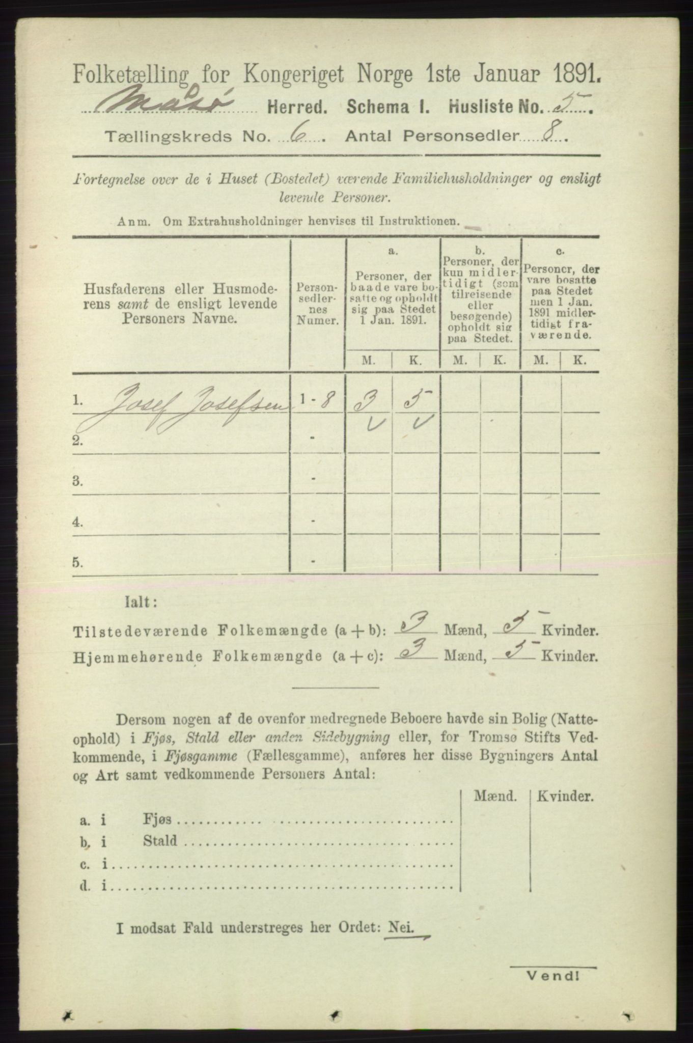 RA, 1891 census for 2018 Måsøy, 1891, p. 1083