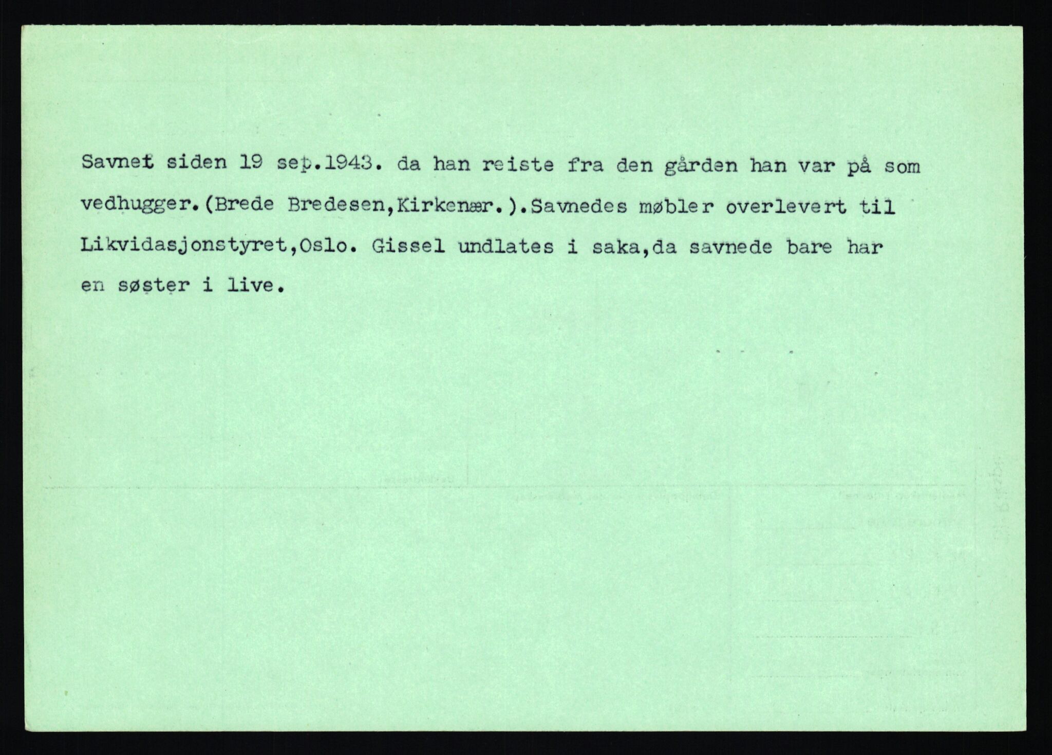 Statspolitiet - Hovedkontoret / Osloavdelingen, AV/RA-S-1329/C/Ca/L0016: Uberg - Øystese, 1943-1945, p. 3185