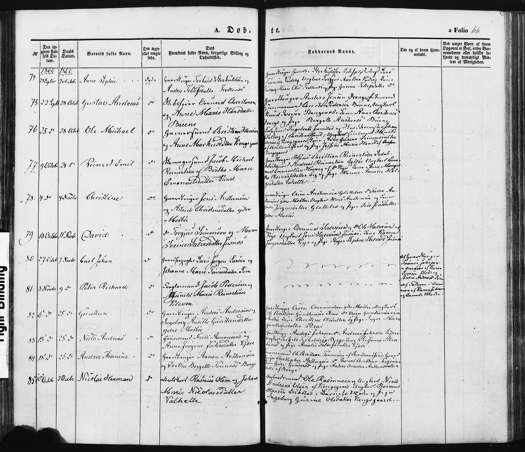 Oddernes sokneprestkontor, AV/SAK-1111-0033/F/Fa/Faa/L0007: Parish register (official) no. A 7, 1851-1863, p. 66