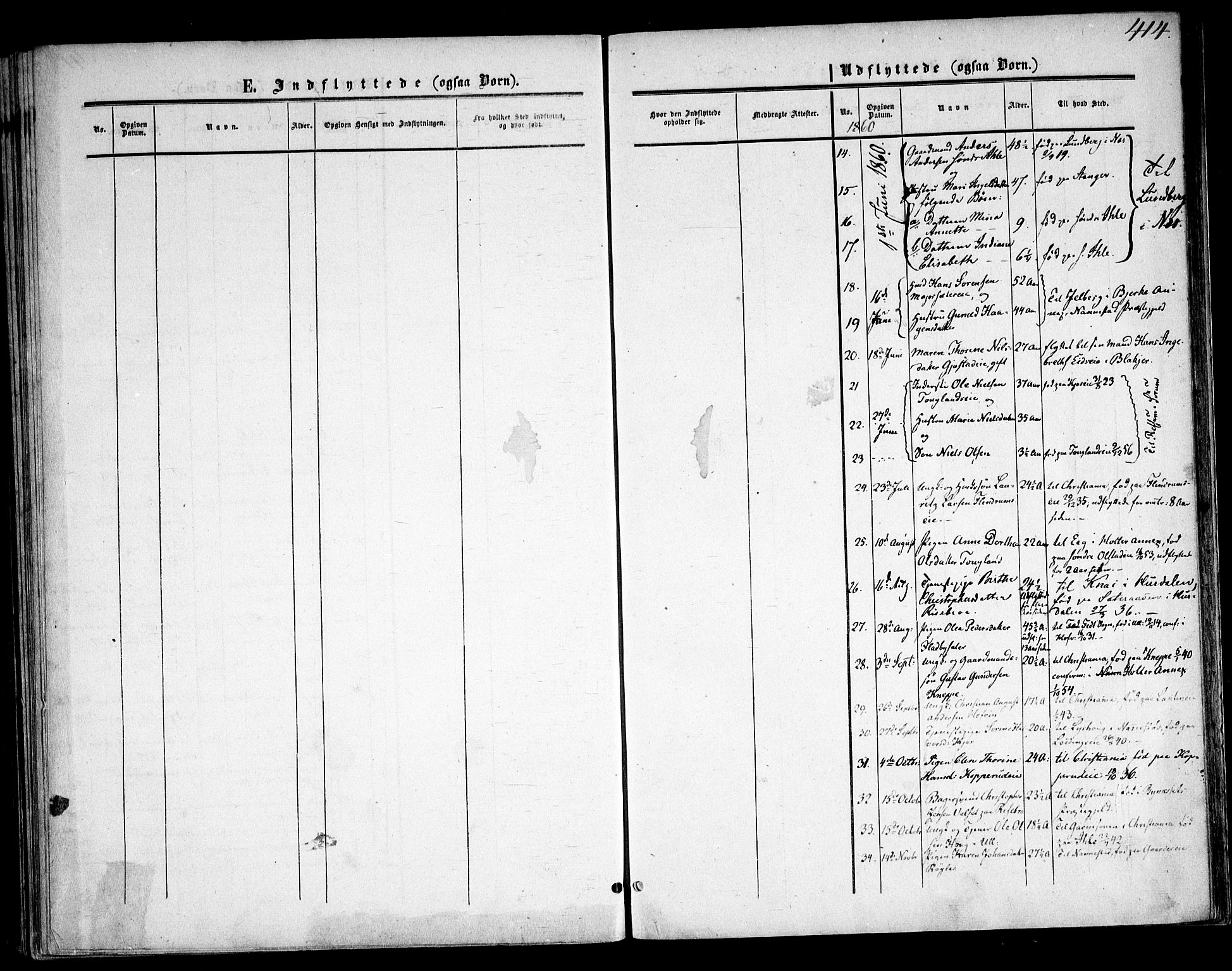 Ullensaker prestekontor Kirkebøker, SAO/A-10236a/F/Fa/L0015.b: Parish register (official) no. I 15B, 1851-1862, p. 414