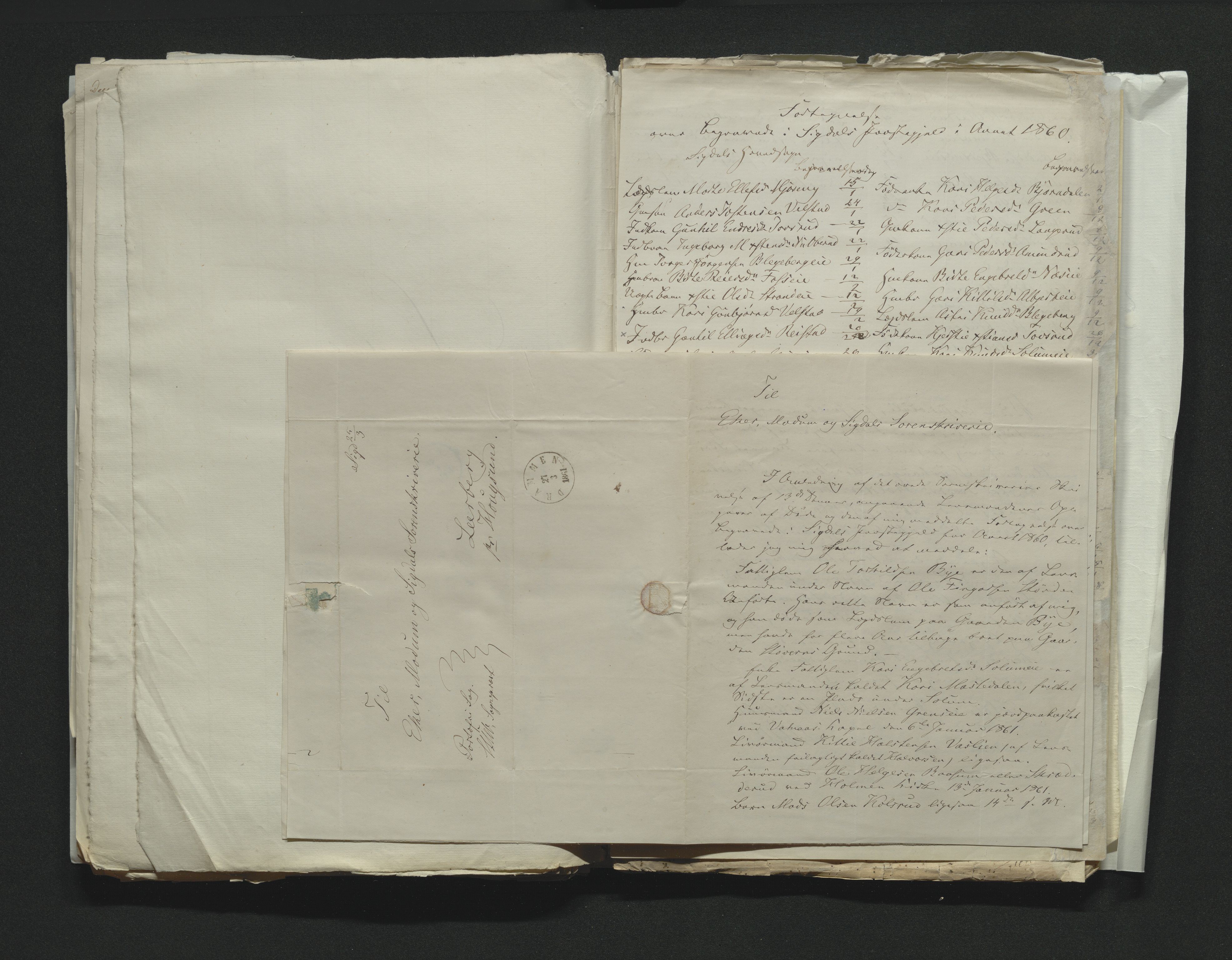 Eiker, Modum og Sigdal sorenskriveri, AV/SAKO-A-123/H/Ha/Hab/L0010: Dødsfallsmeldinger, 1858-1861, p. 336
