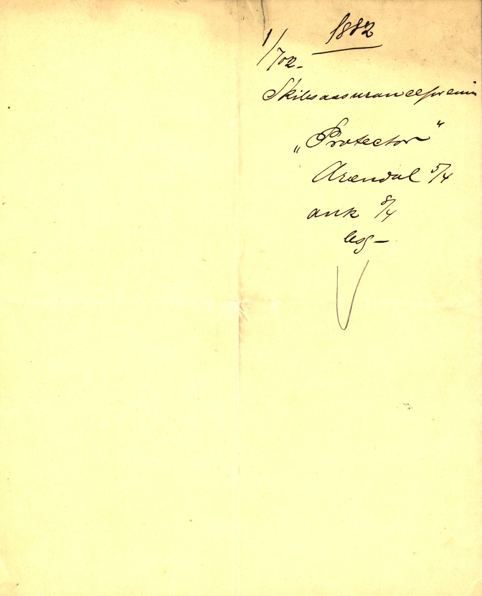 Pa 63 - Østlandske skibsassuranceforening, VEMU/A-1079/G/Ga/L0015/0008: Havaridokumenter / Labora, 1882