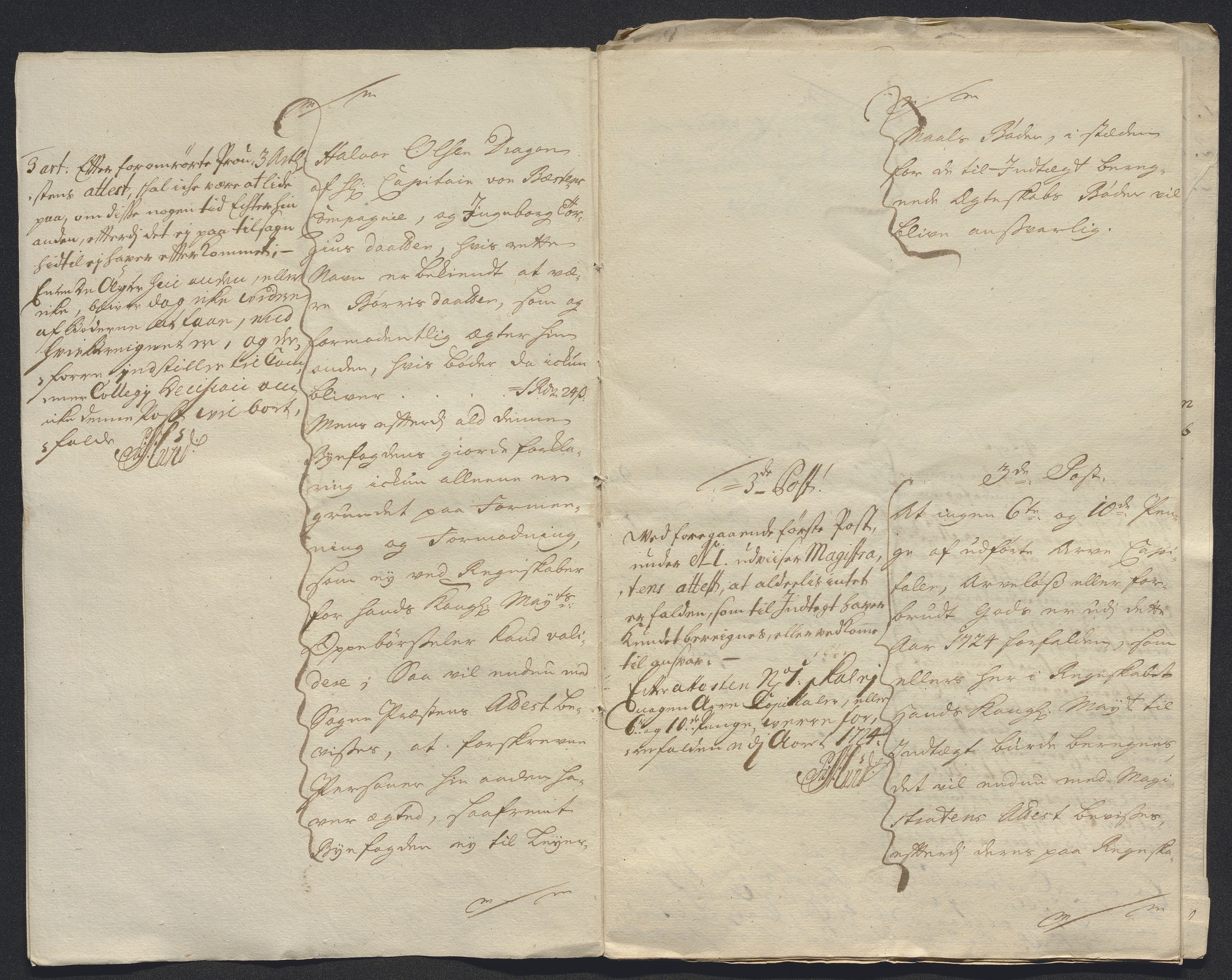 Rentekammeret inntil 1814, Reviderte regnskaper, Byregnskaper, AV/RA-EA-4066/R/Rm/L0286: [M19] Sikt og sakefall, 1719-1727, p. 338