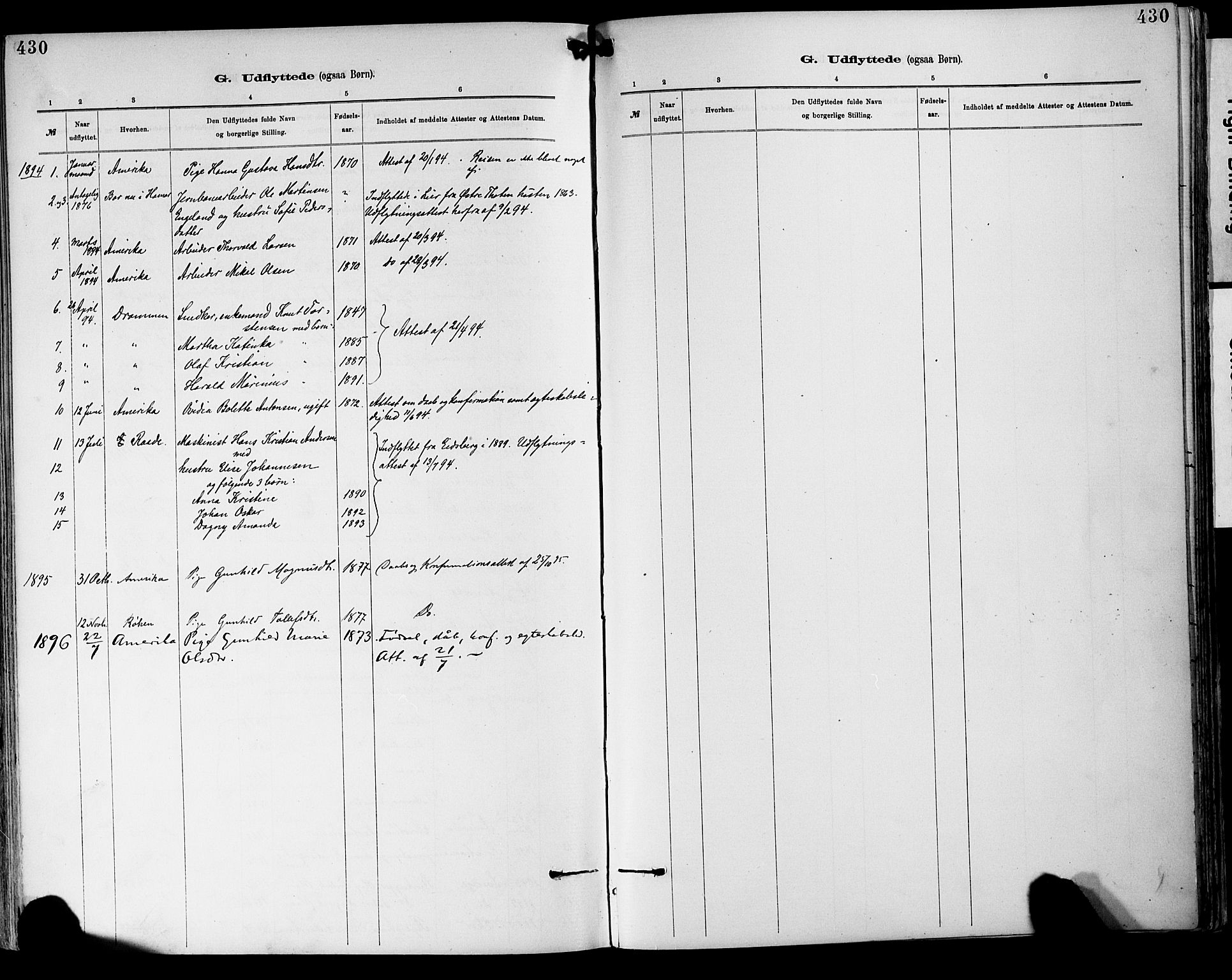 Lier kirkebøker, SAKO/A-230/F/Fa/L0015: Parish register (official) no. I 15, 1883-1894, p. 430