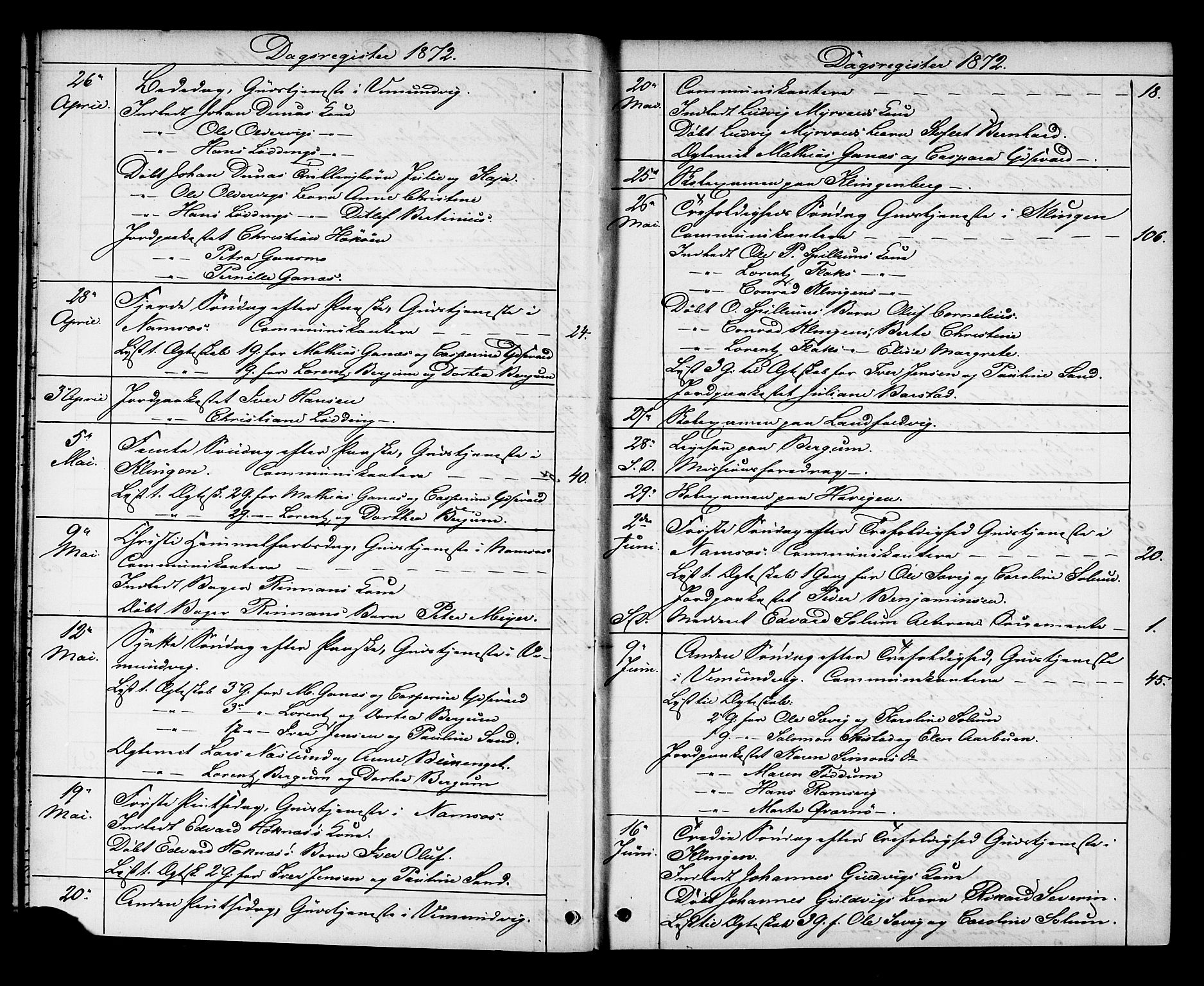 Ministerialprotokoller, klokkerbøker og fødselsregistre - Nord-Trøndelag, AV/SAT-A-1458/768/L0571: Parish register (official) no. 768A06, 1869-1888